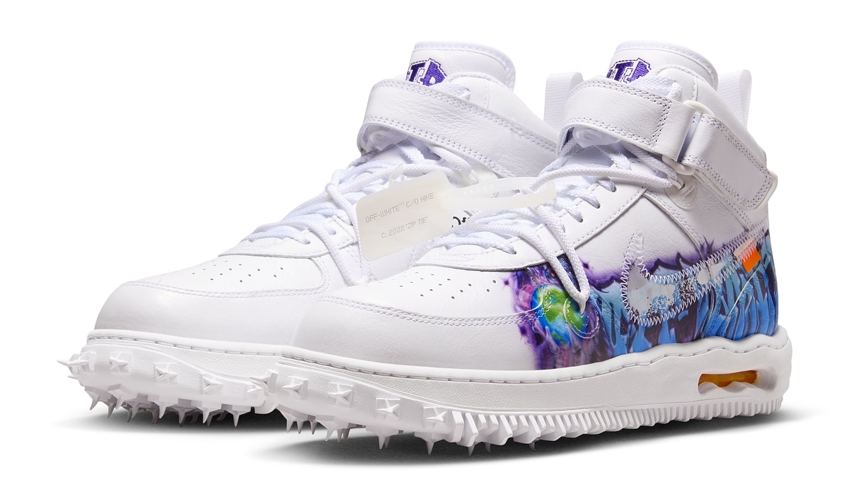 Graffiti Off White x Nike Air Force 1 Mids Are Availabl