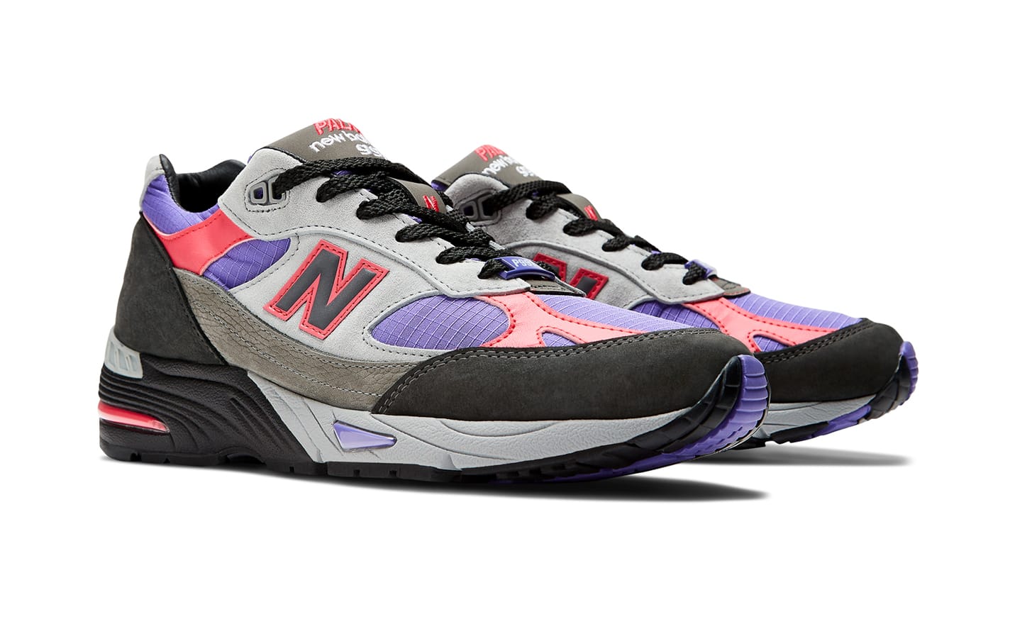 靴 PALACE X NEW BALANCE 991 US9 27cm New Balance Palace x 991 Made in England Black Ultra Violet