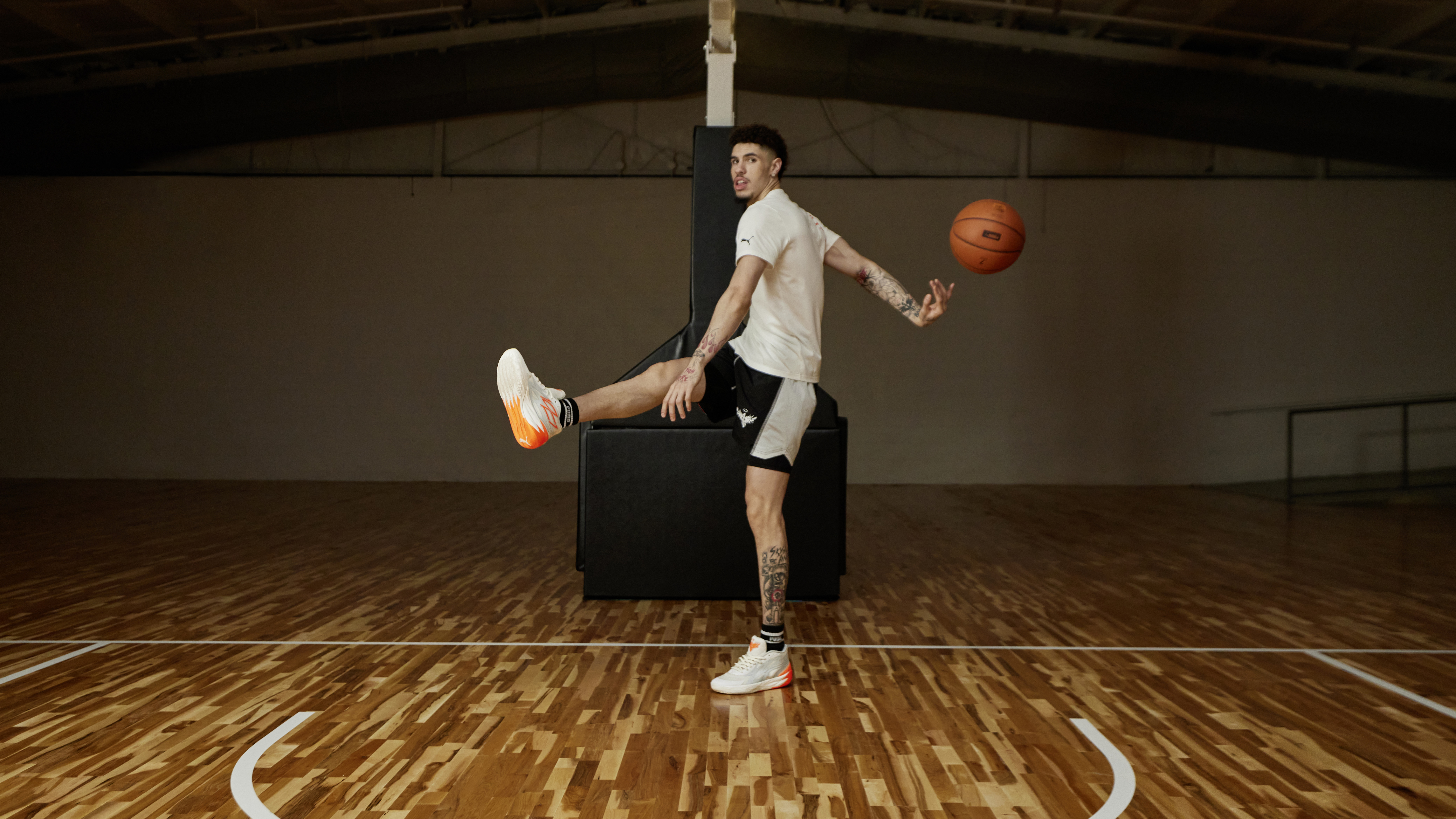 スニーカー PUMA x LAMELO BALL MB.02 GORANGE Basketball Shoes PUMA MB.02 LaMelo Ball 'Gorange' 378288-02