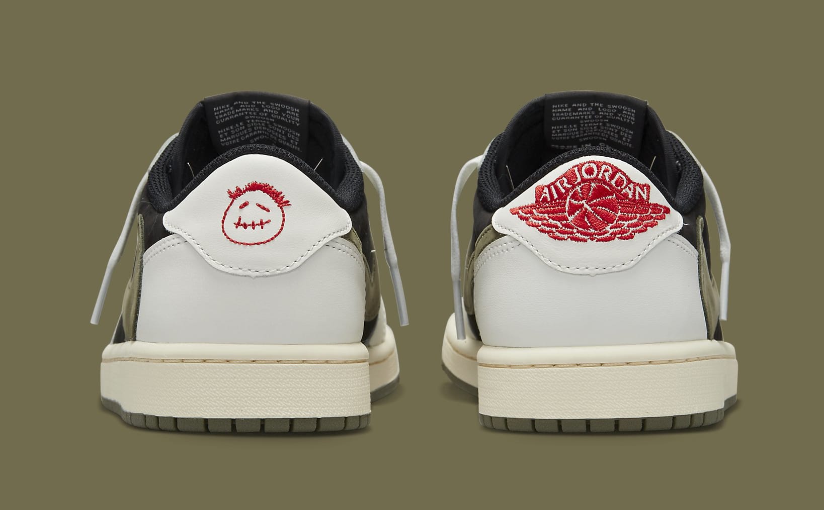 Medium Olive' Travis Scott x Air Jordan 1 Low Drops Tomo Medium Olive' Travis Scott x Air Jordan 1 Low Drops Tomo