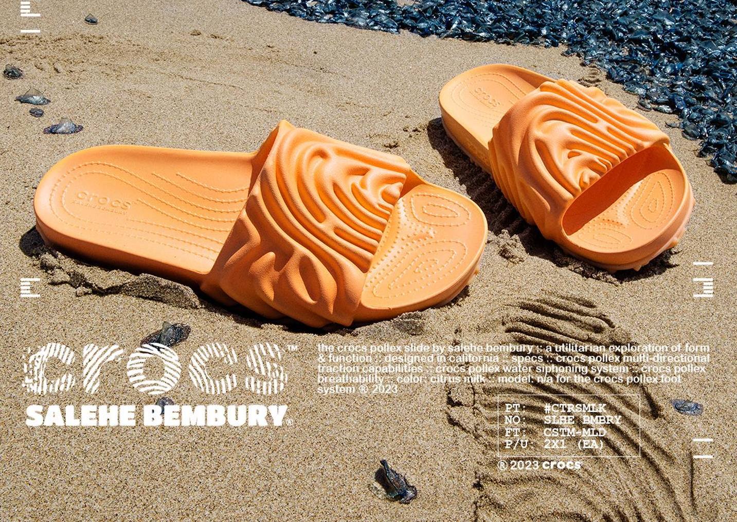 ★送料・関税込★SALEHE BEMBURY X CROCS★The Pollex Slide Salehe Bembury x Crocs The Pollex Slide - Huckle – Berkeley