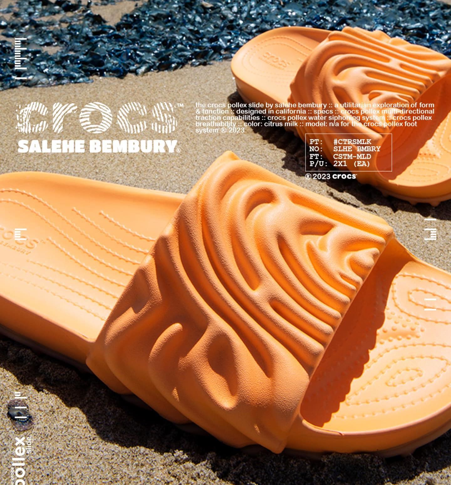 送料無料！Salehe Bembury × Crocs Pollex Slide Salehe Bembury x Crocs The Pollex Slide - Parsnip – Berkeley