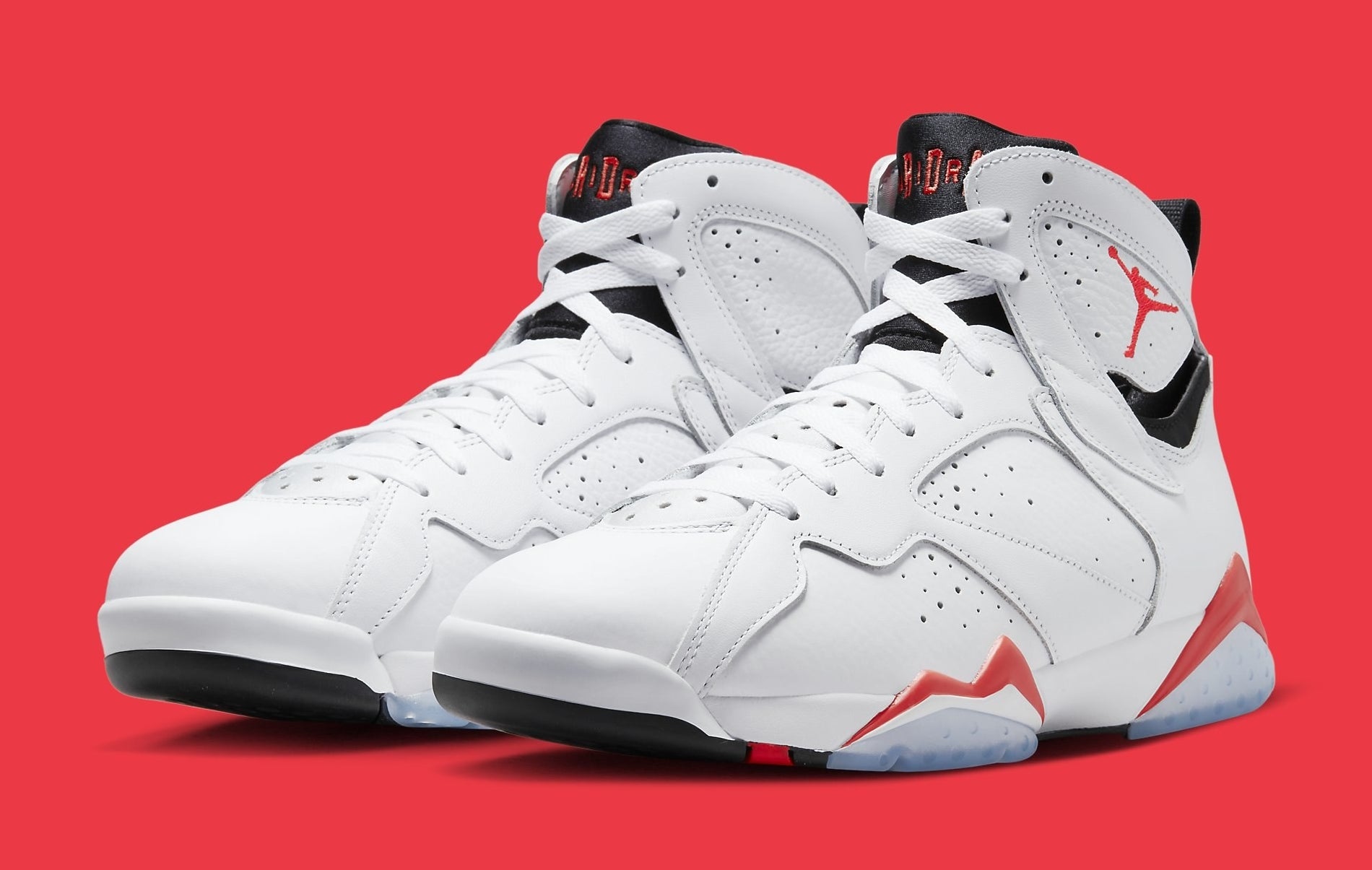 Air jordan 7 white and red online