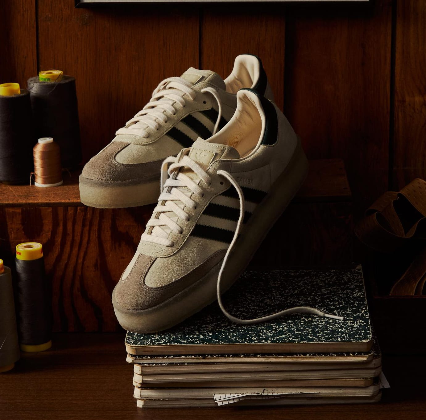 Preorders Open for the Kith x Clarks x Adidas Samba Colla