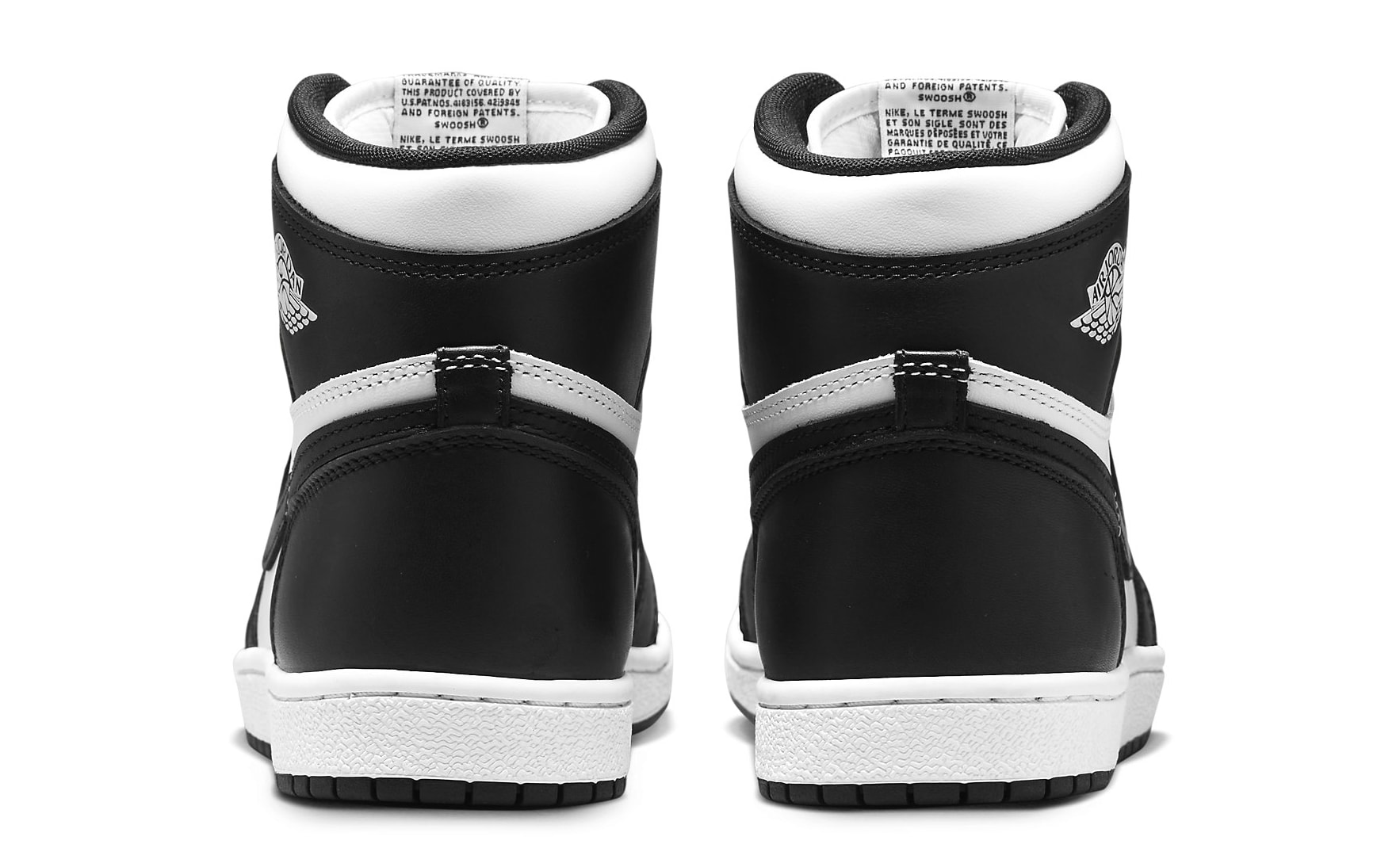 NEW Men's Size 17 Nike Jordan 1 Retro '85 OG High Black White BQ4422-001  Panda