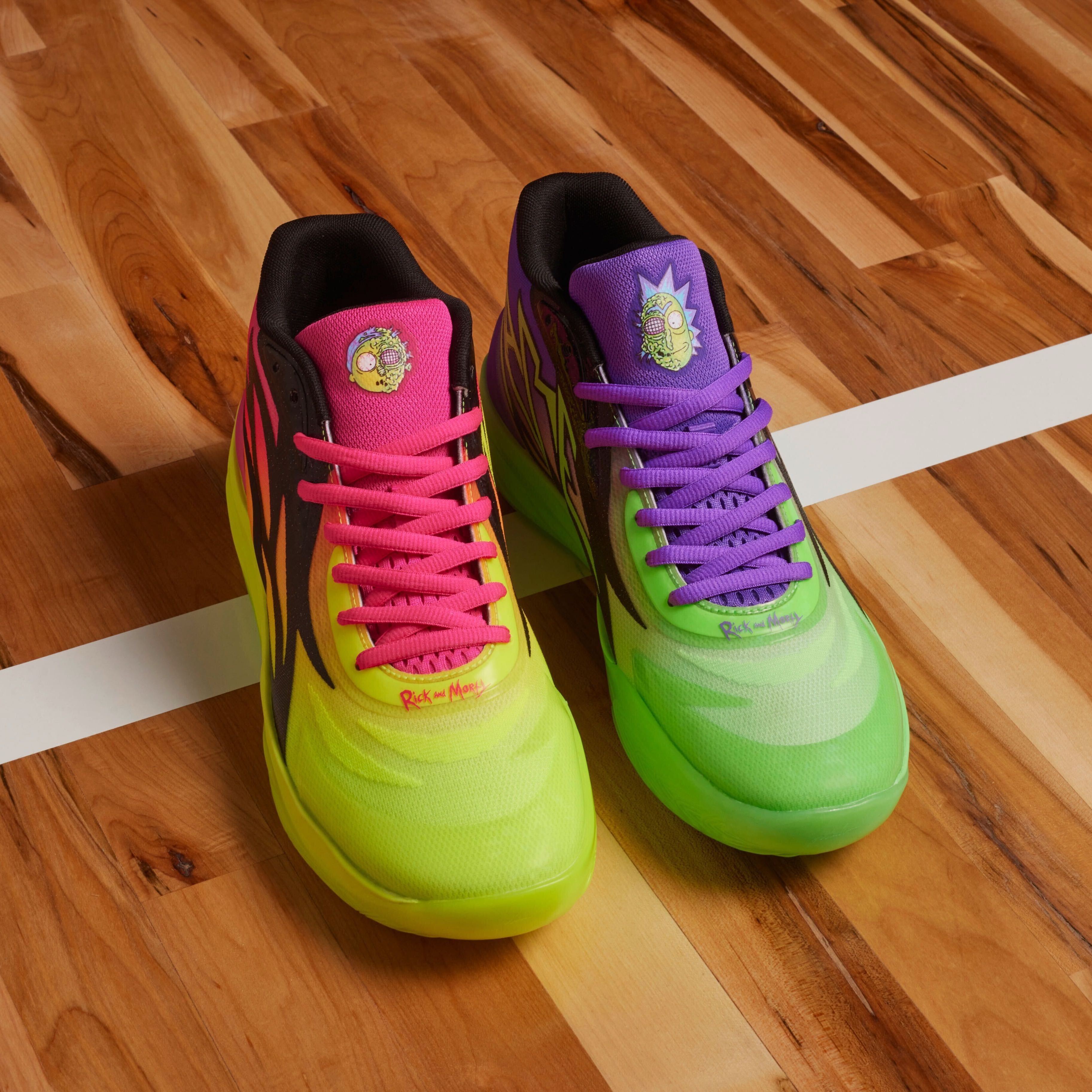 Rick and Morty × Puma LaMelo Ball MB.02 2/17発売｜Rick and Morty × Puma LaMelo Ball MB.02｜抽選/販売/定価