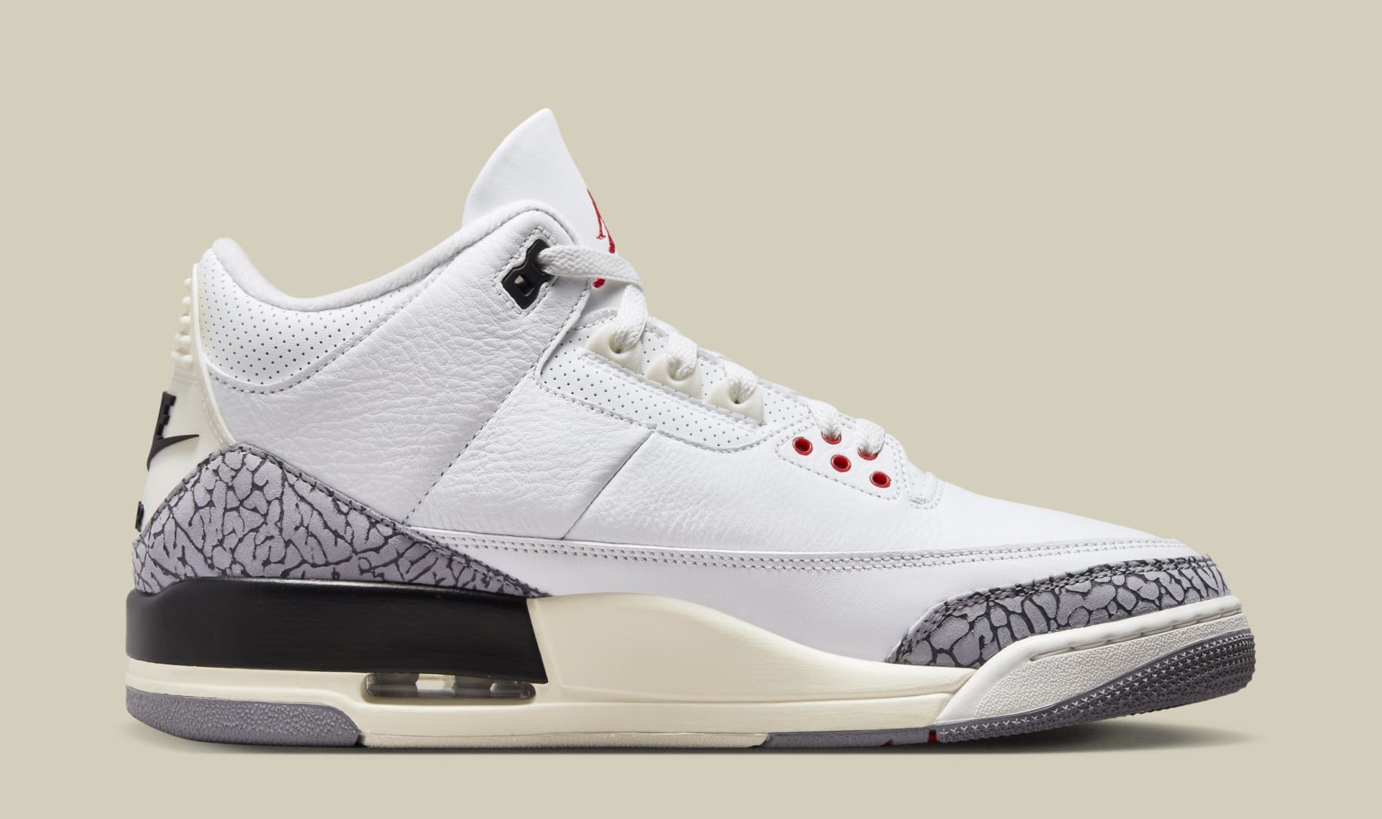 White Cement Reimagined' Air Jordan 3 Releases in March
