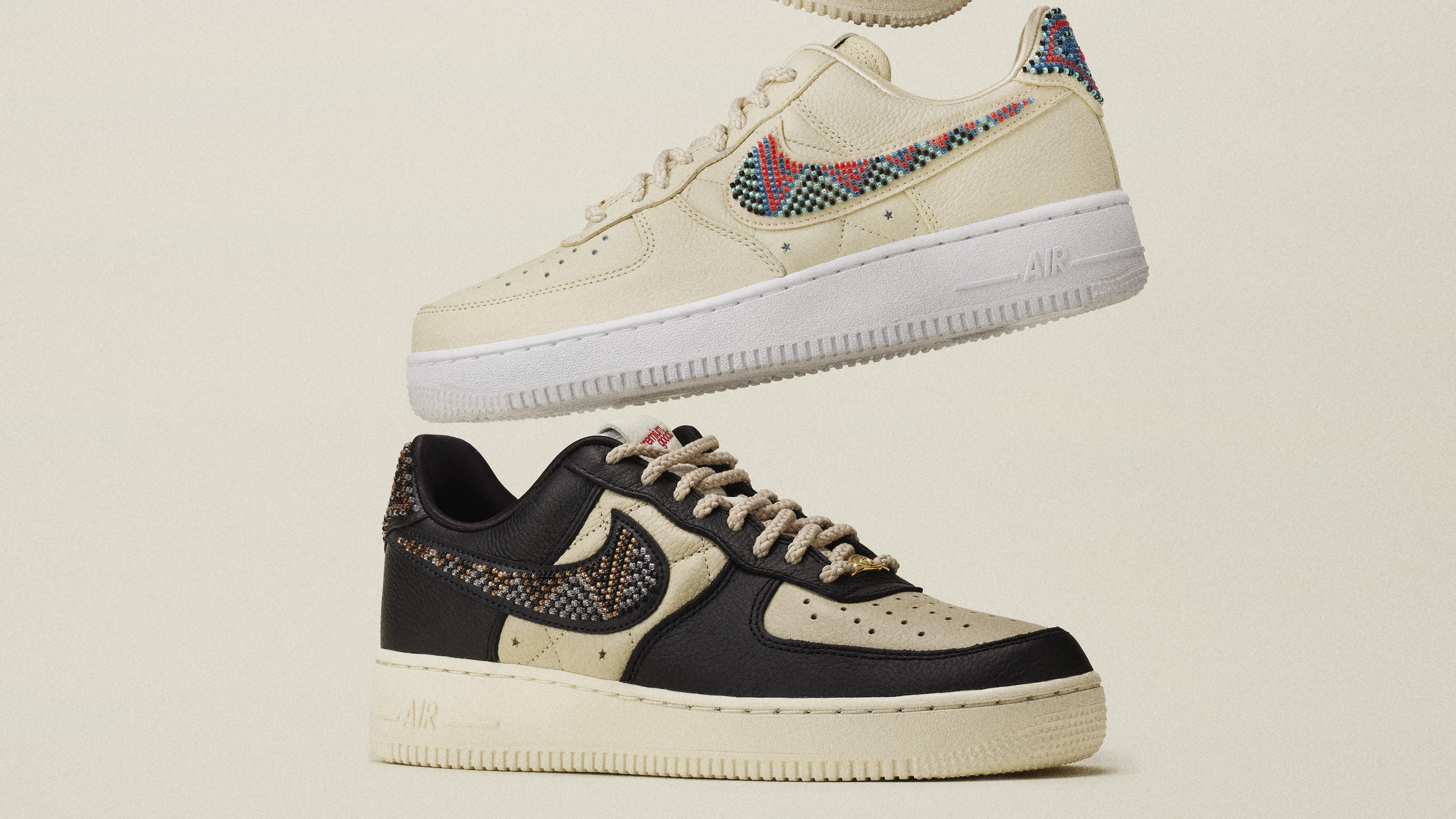 関税込★Nike★W Nike x Premium Goods Air Force Low★22-27.5 NIKE AIR FORCE 1 LOW X PREMIUM GOODS BLACK/SAND UNISEX