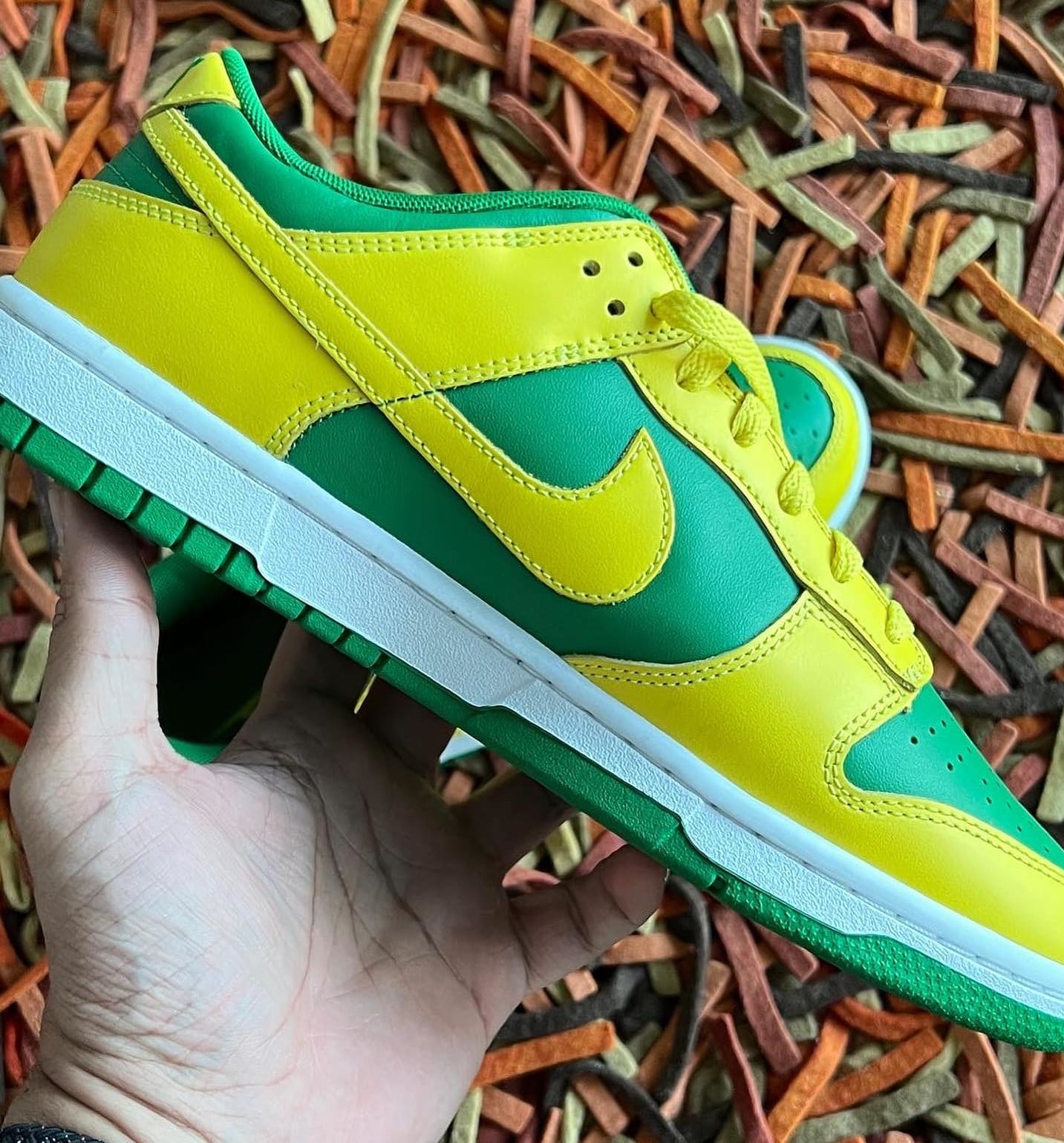 First Look at the 'Reverse Brazil' Nike Dunk