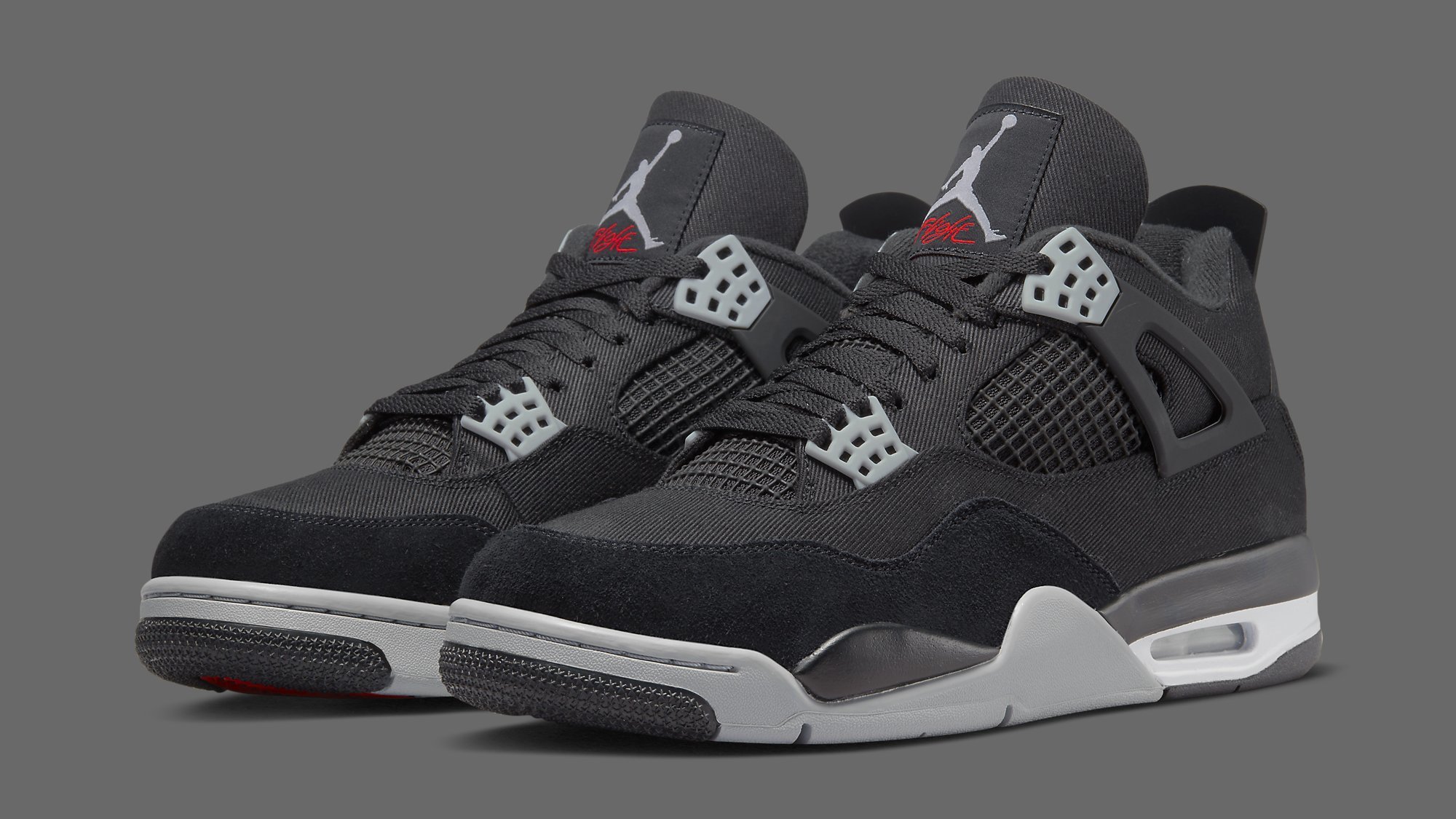 Black Canvas Air Jordan 4 Releases In October