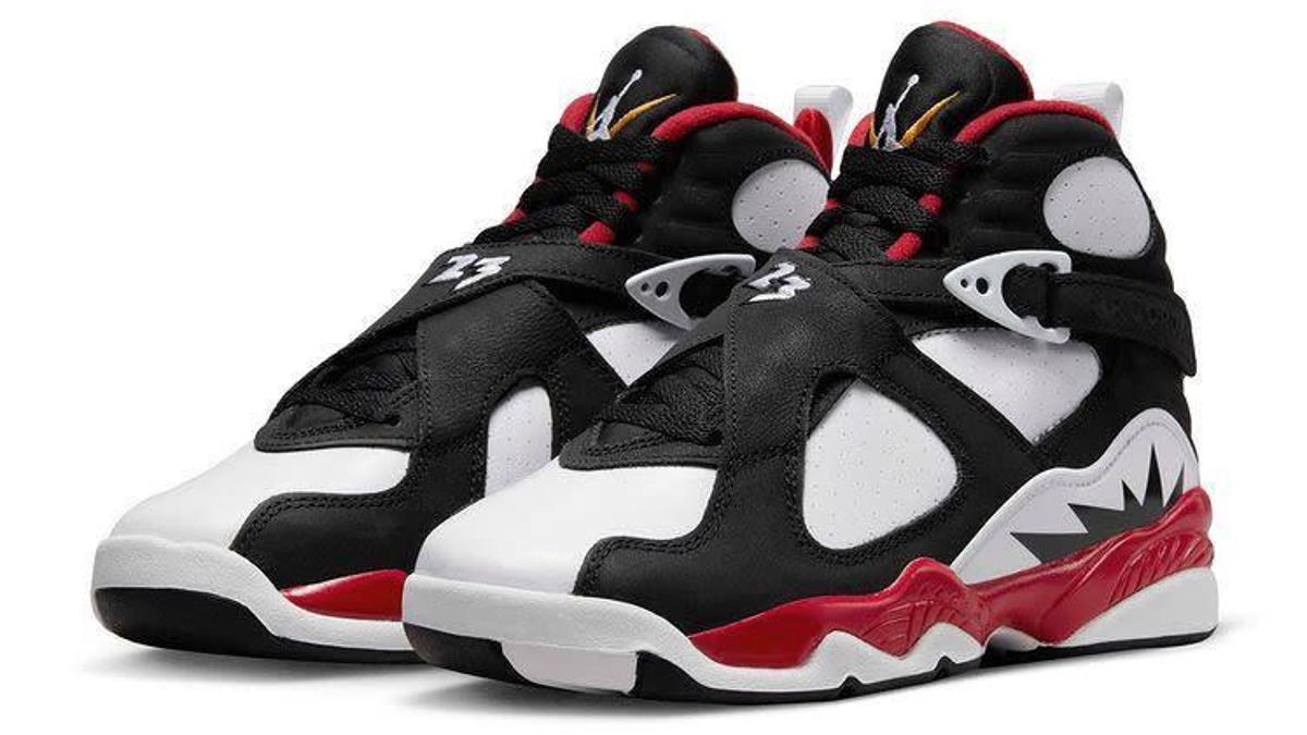 Air Jordan 8 ホワイト/レッド/ブラック This Kids-Exclusive Air Jordan 8 Retro is Seasoned with