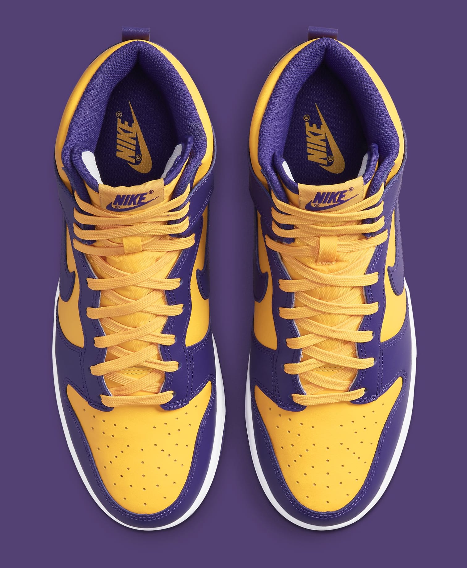 Nike buy Dunk High Purple And Gold