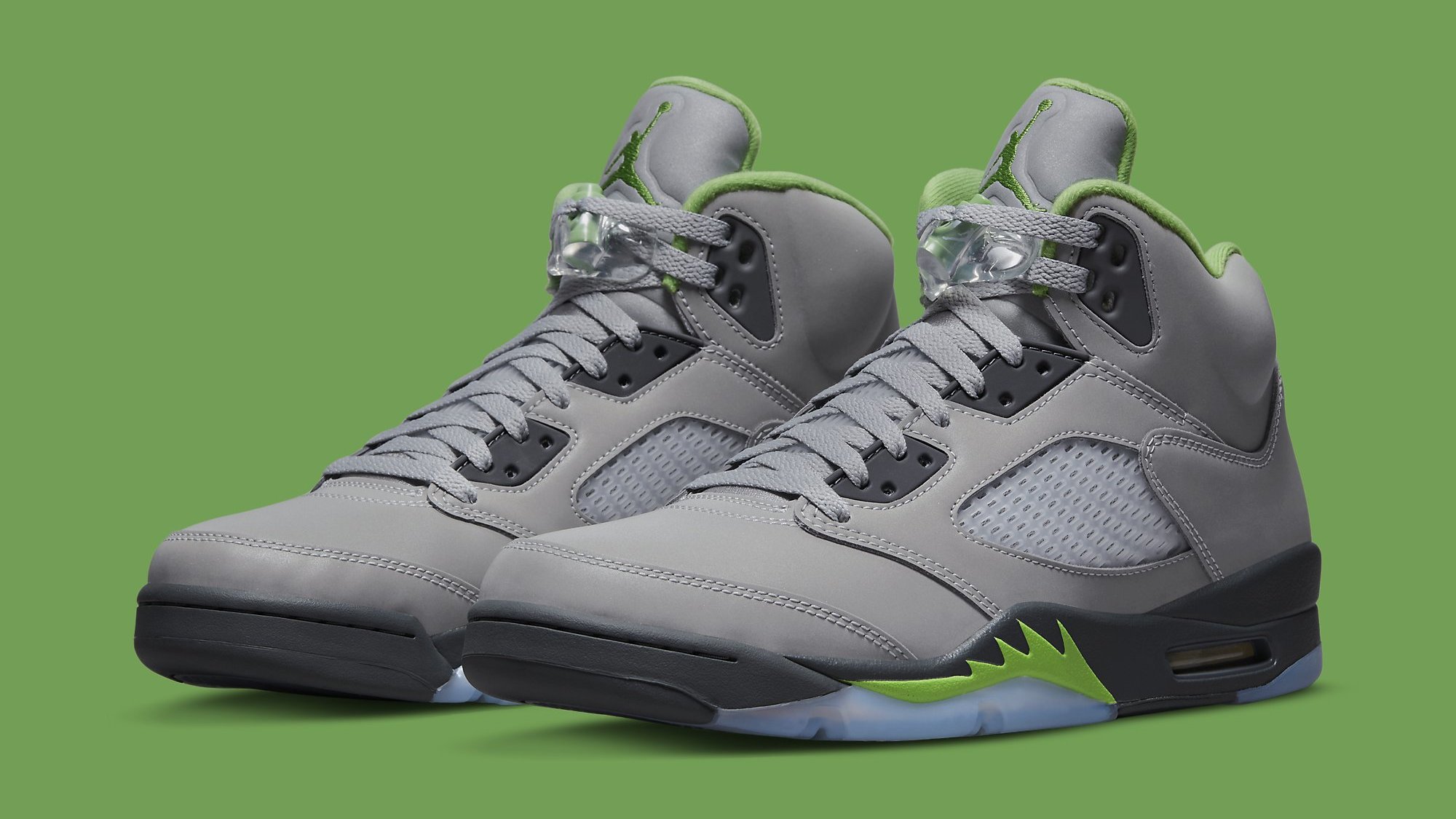 Jordan 5 lime green on sale