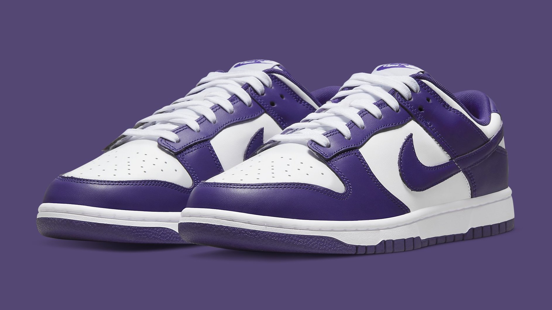 Championship Court Purple' Nike Dunk Lows Get an Official Release Date