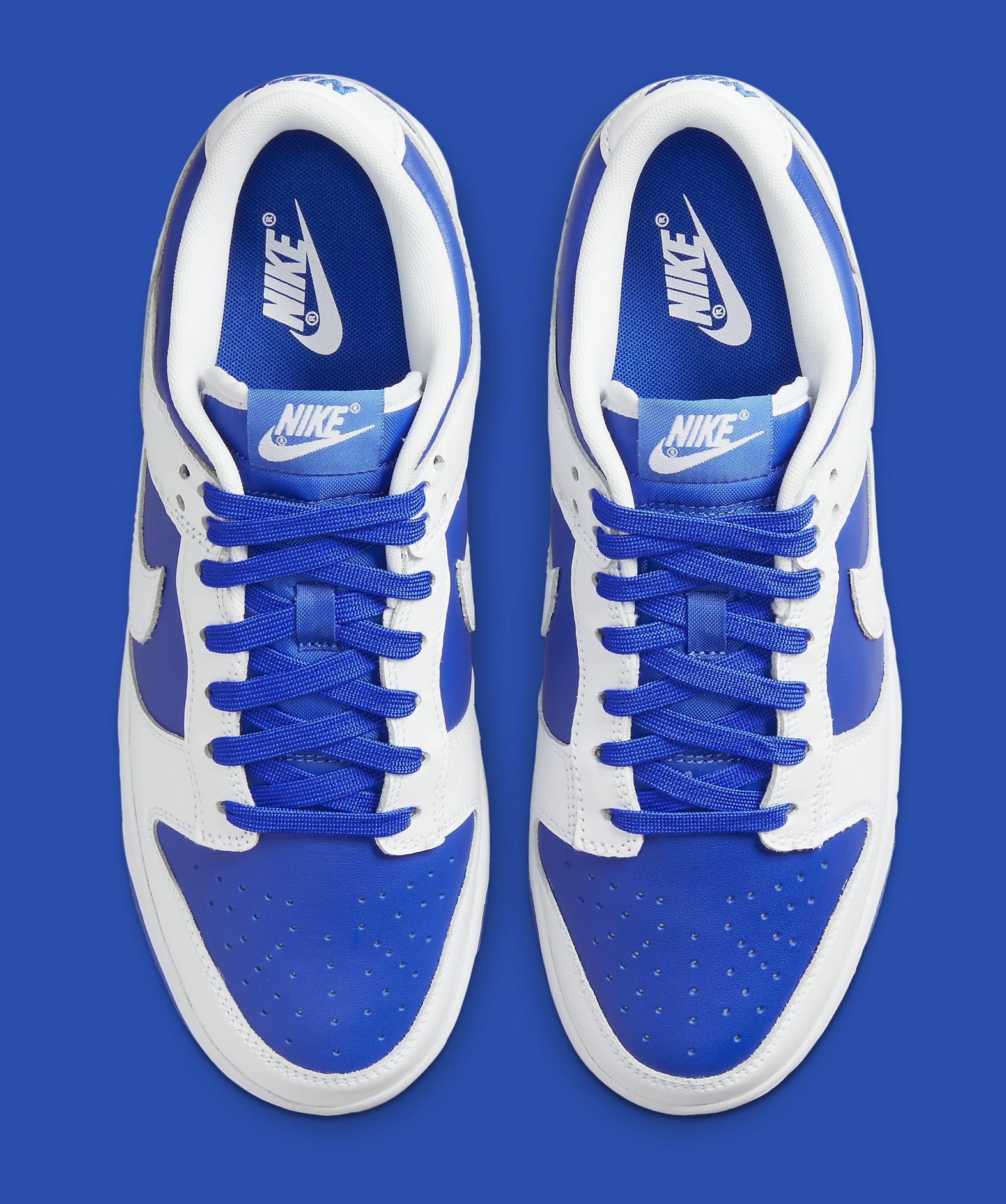 邦楽 Dunk Low Blue and white Reverse Kentucky Nike Dunk Low Racer Blue White Reverse Kentucky DD1391-401
