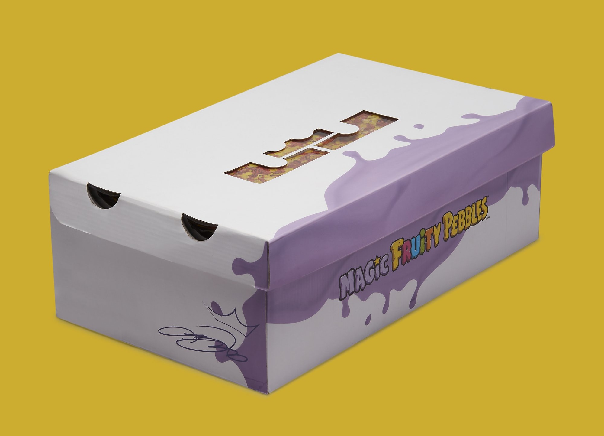 nike fruity pebbles cereal box