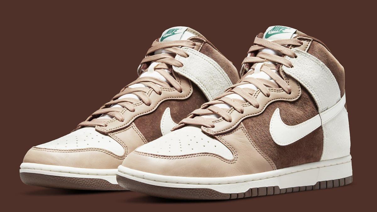 靴 Nike Dunk High PRM \"Light Chocolate\" ダンク ハイ プレミアム Nike Dunk High PRM Light Chocolate