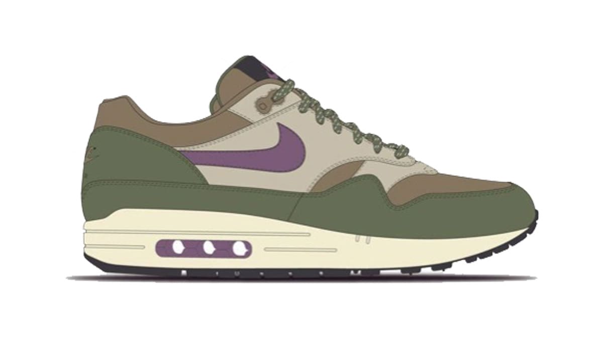 【NIKE】Nike Air Max 1 Prm Crepe Men's Nike Air Max 1 PRM 