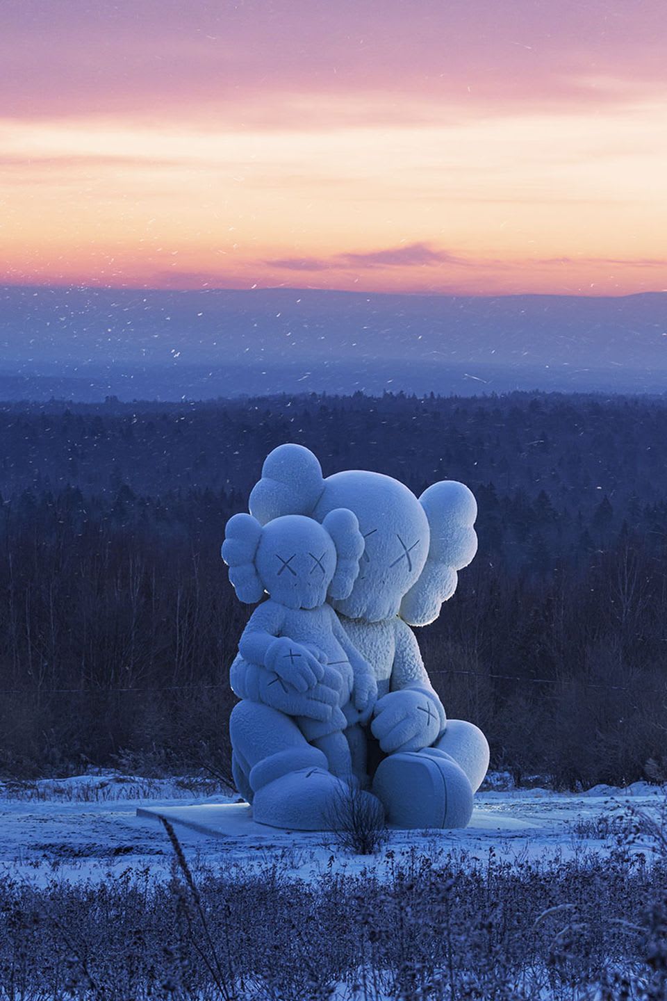 KAWS:HOLIDAY Lands on Changbai Mountain in China