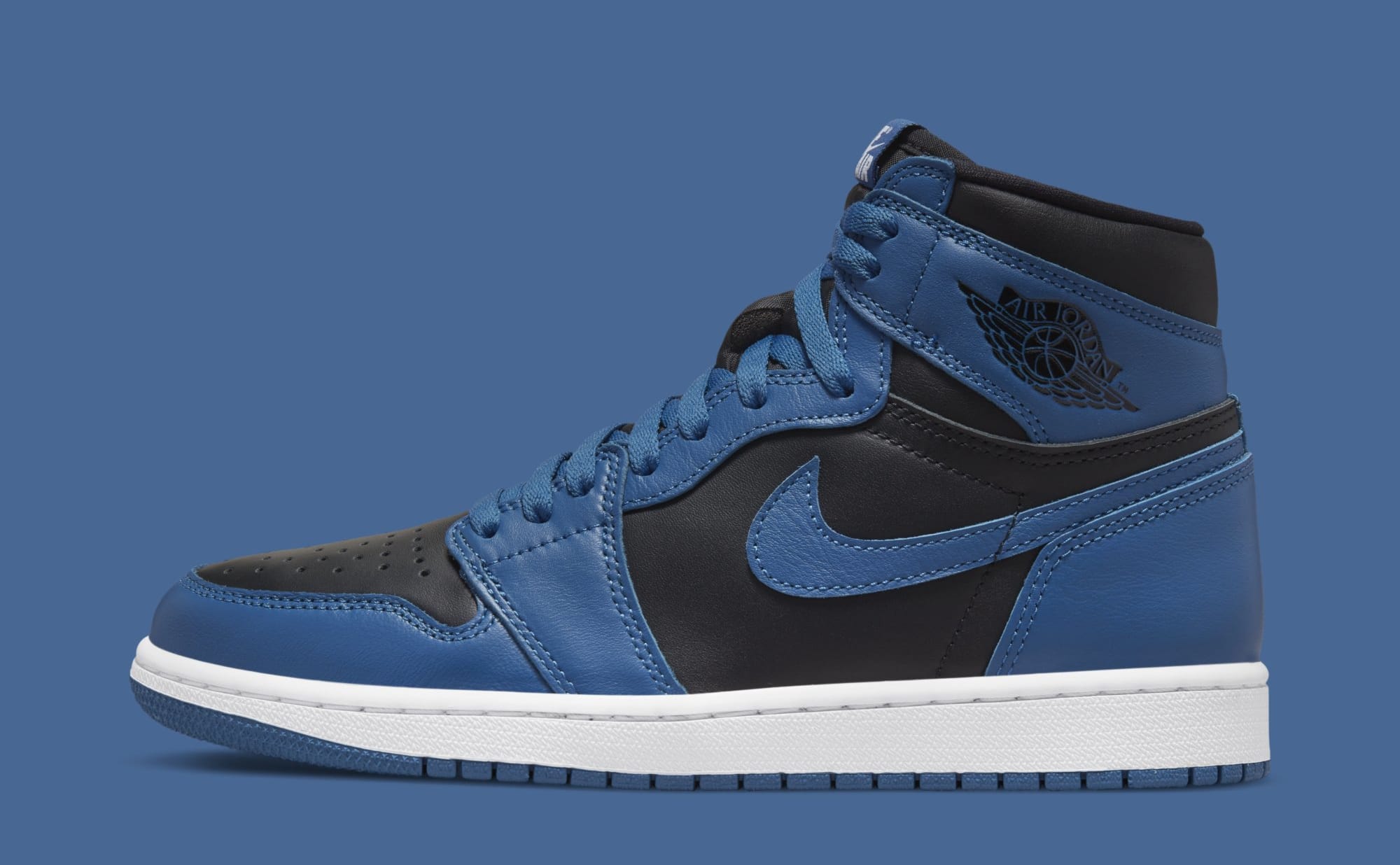 Light blue and dark blue jordan 1 best sale