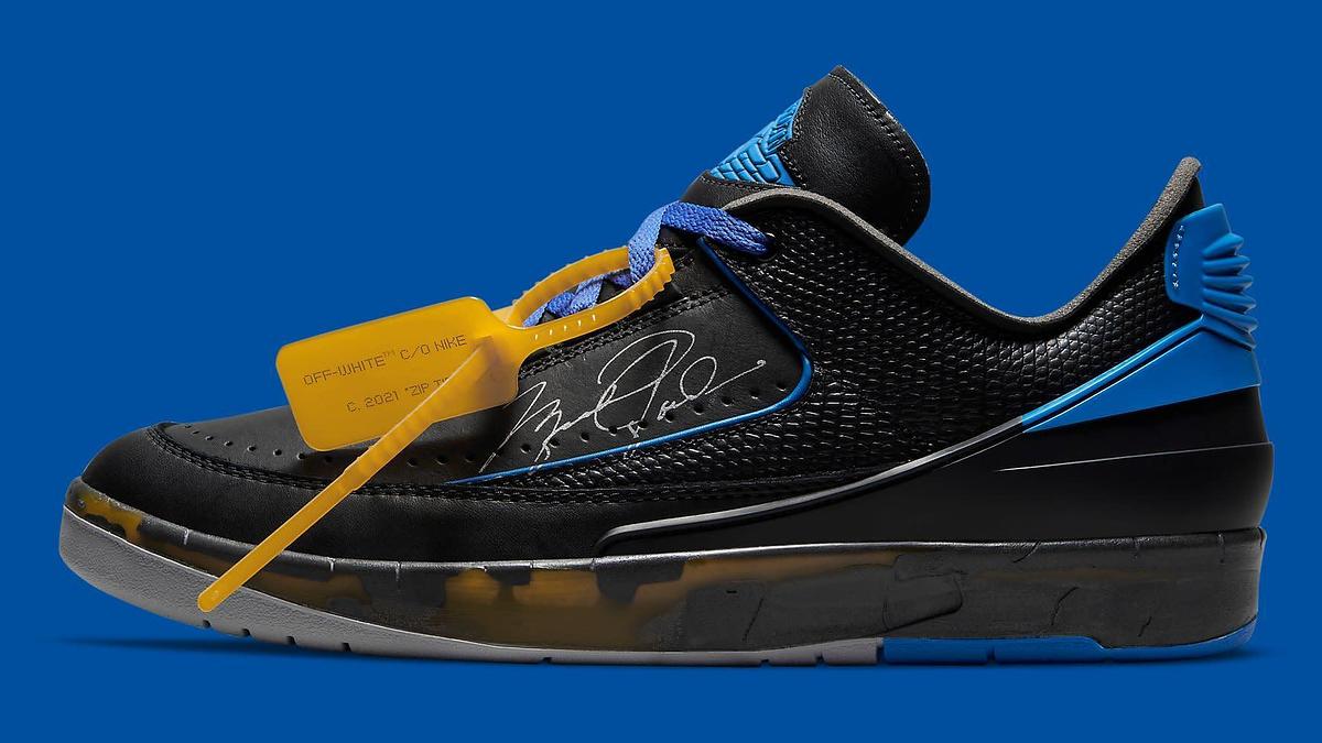 Black and blue jordan 2 on sale