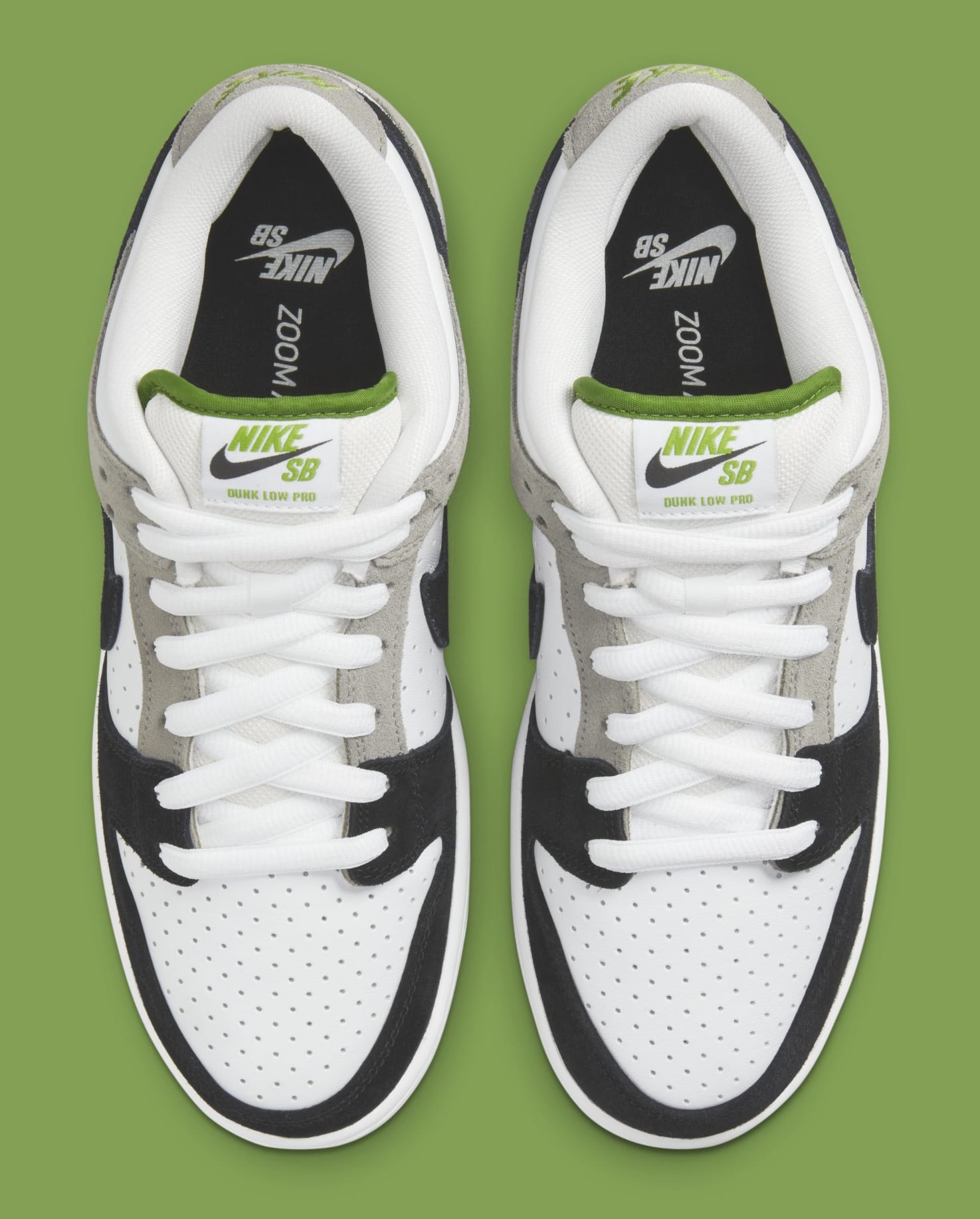 Official Look at the 'Chlorophyll' Nike SB Dunk Lows