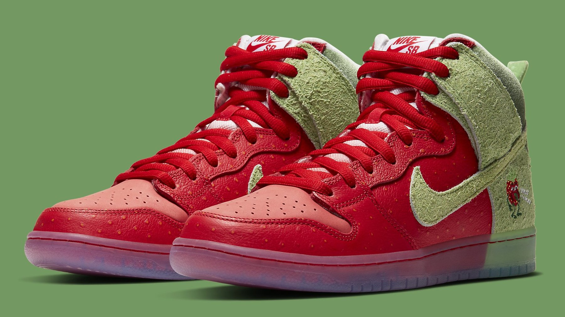 Nike sb dunk high 420 strawberry cough best sale