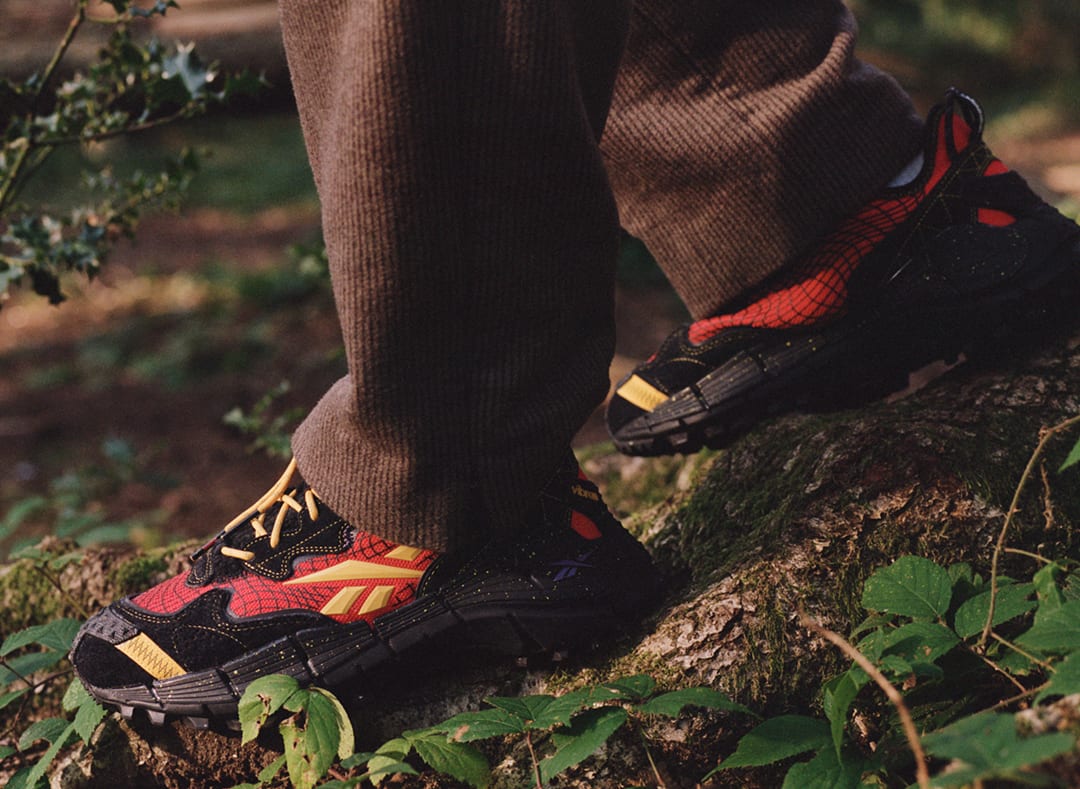 靴 Reebok Zig Kinetica II Edge ASAP Nast ASAP Nast Reebok Zig Kinetica II Edge Red Black Release