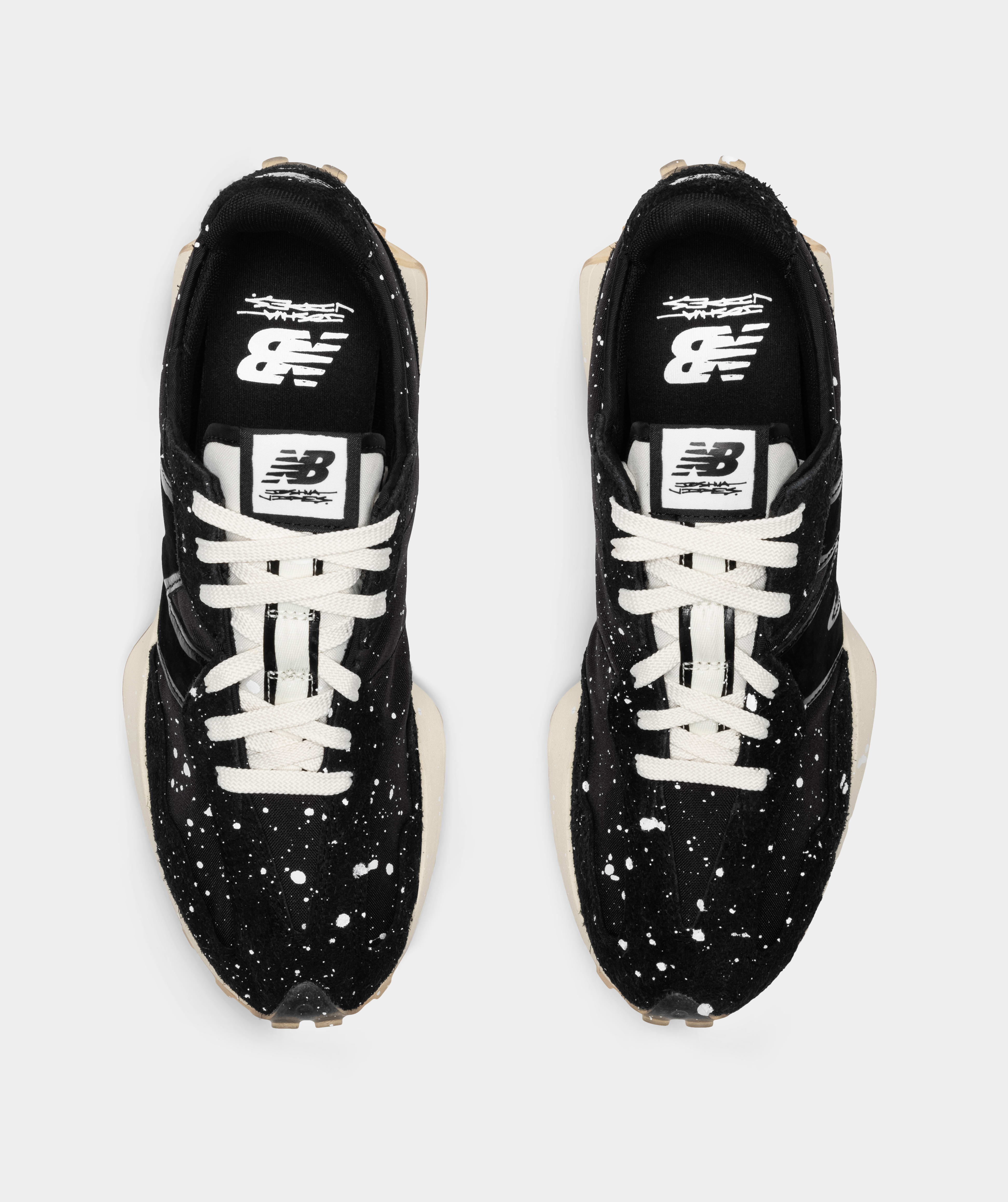 New Balance Joshua Vides 57/40 Speckled White and Black Sneakers New Balance X Joshua Vides 57/40 - YouTube main image 2