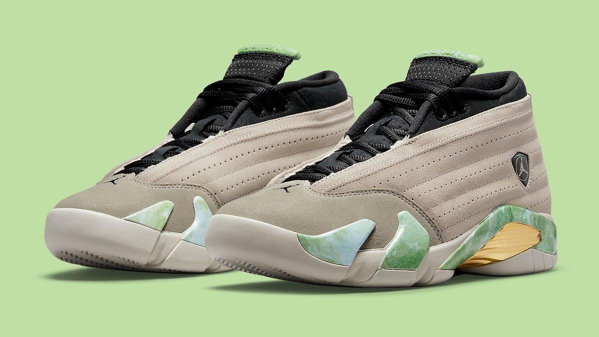 靴 Jordan x Aleali May Air Jordan 14 Low 23 Jordan x Aleali May Air Jordan 14 Low Sneakers | Neutrals