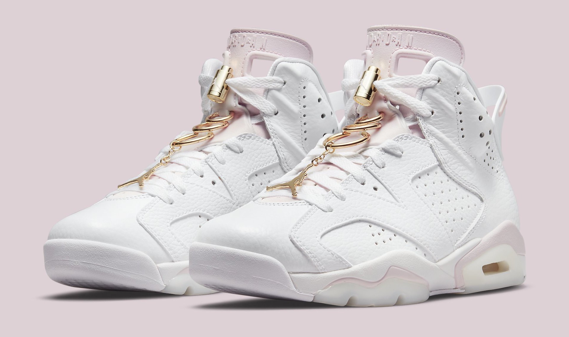 Women s Exclusive Gold Hoops Air Jordan 6 Is Dropping S