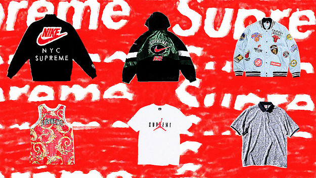 Supreme x nike clothing online