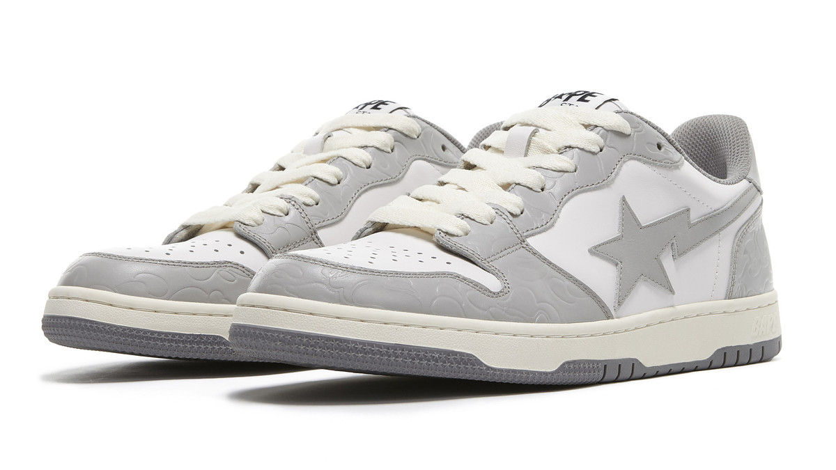 Authentic A Bathing Ape Bape Bapesta TRACK STA LT Court‎ Sneaker Authentic a bathing ape bape bape sta #1 black men main image 4