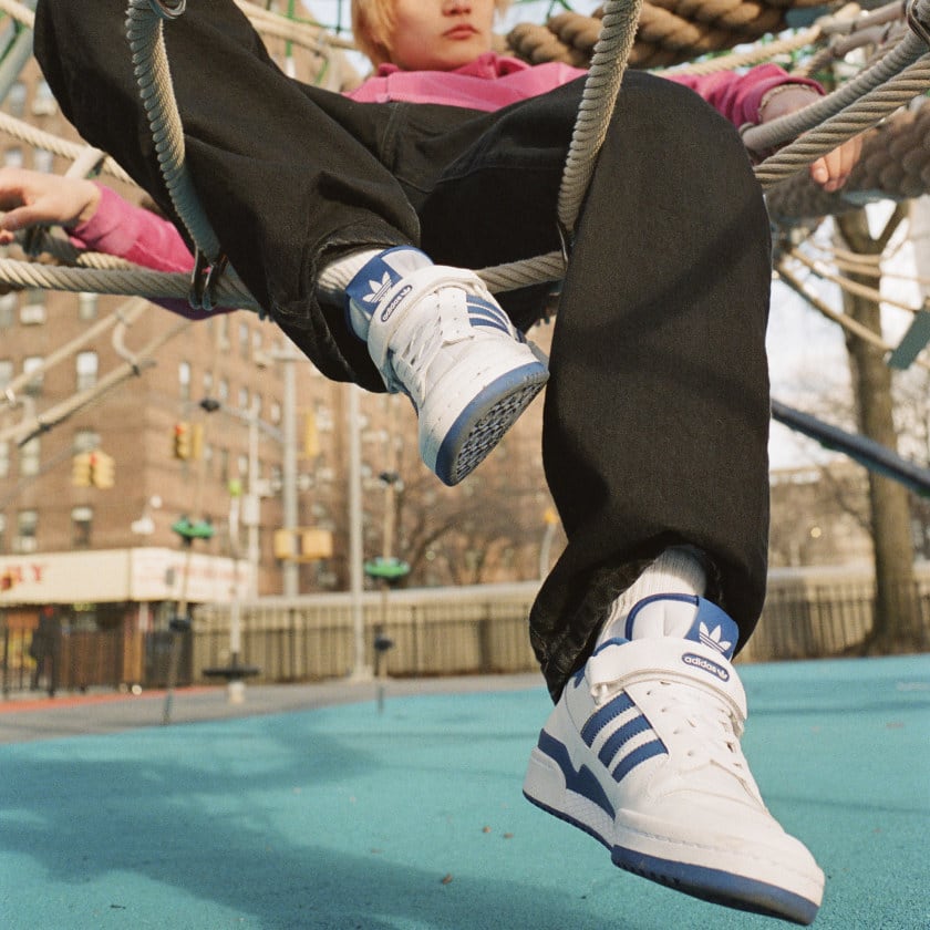 adidas forum blue outfit