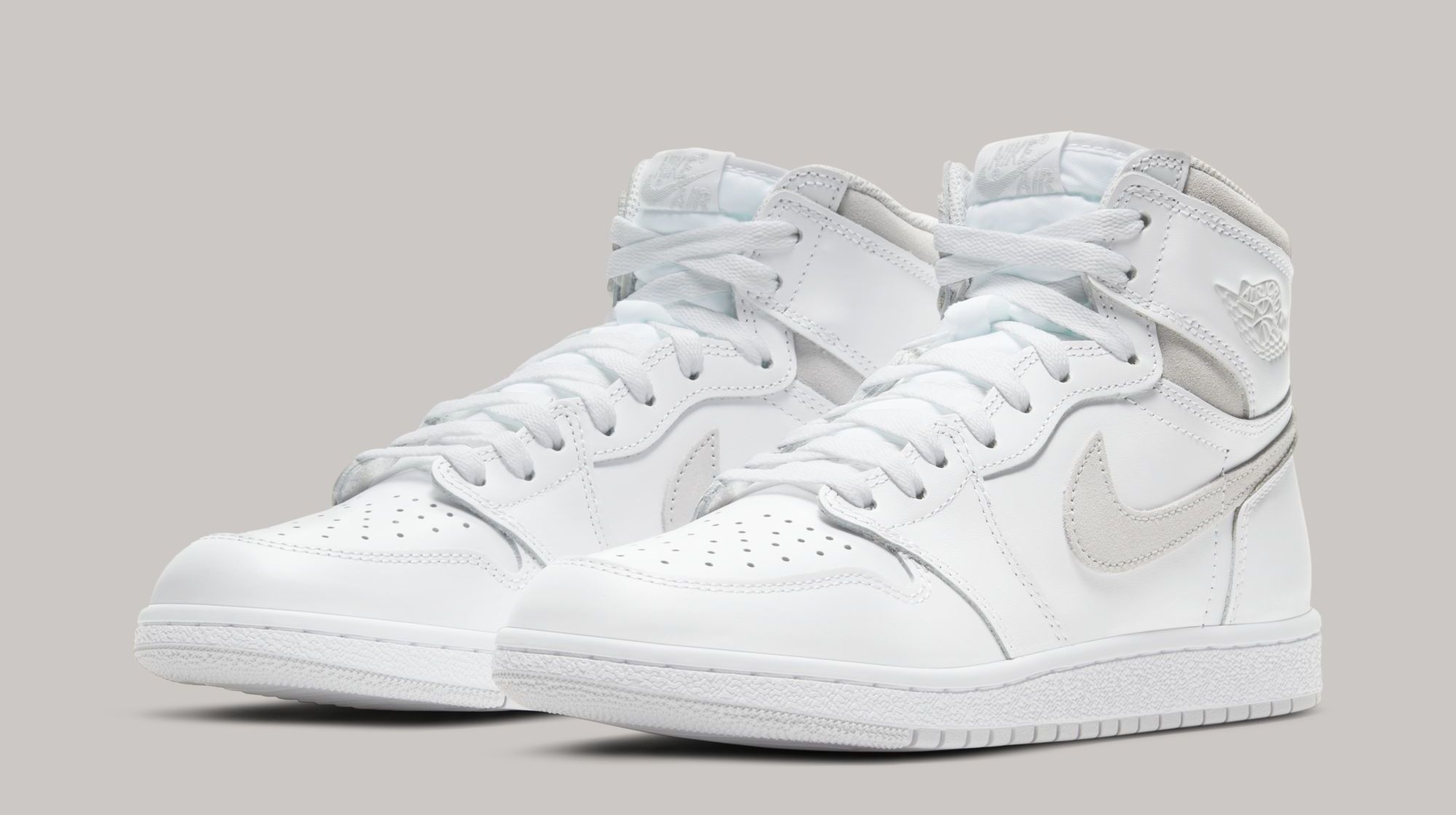 All white jordan 1 high best sale