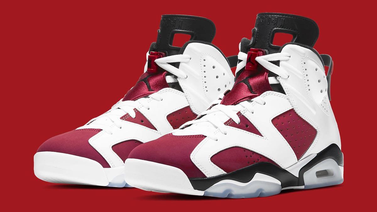 シューズ(男性用) Air Jordan 6 carmine 2021 Air Jordan 6 Carmine 2021 Size 10.5 Used Rare Retro