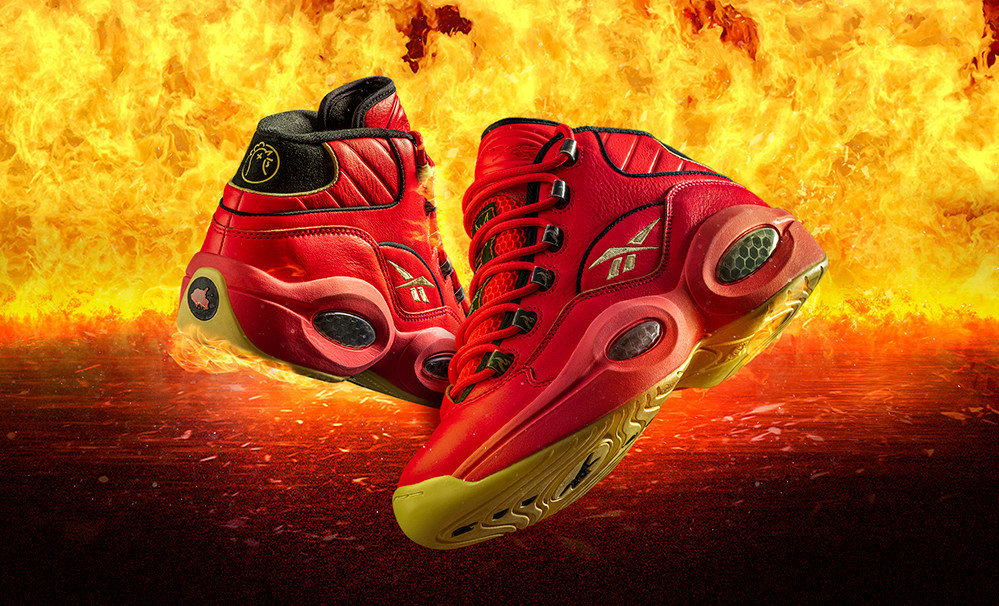 Good Reebok Question x Hot ones