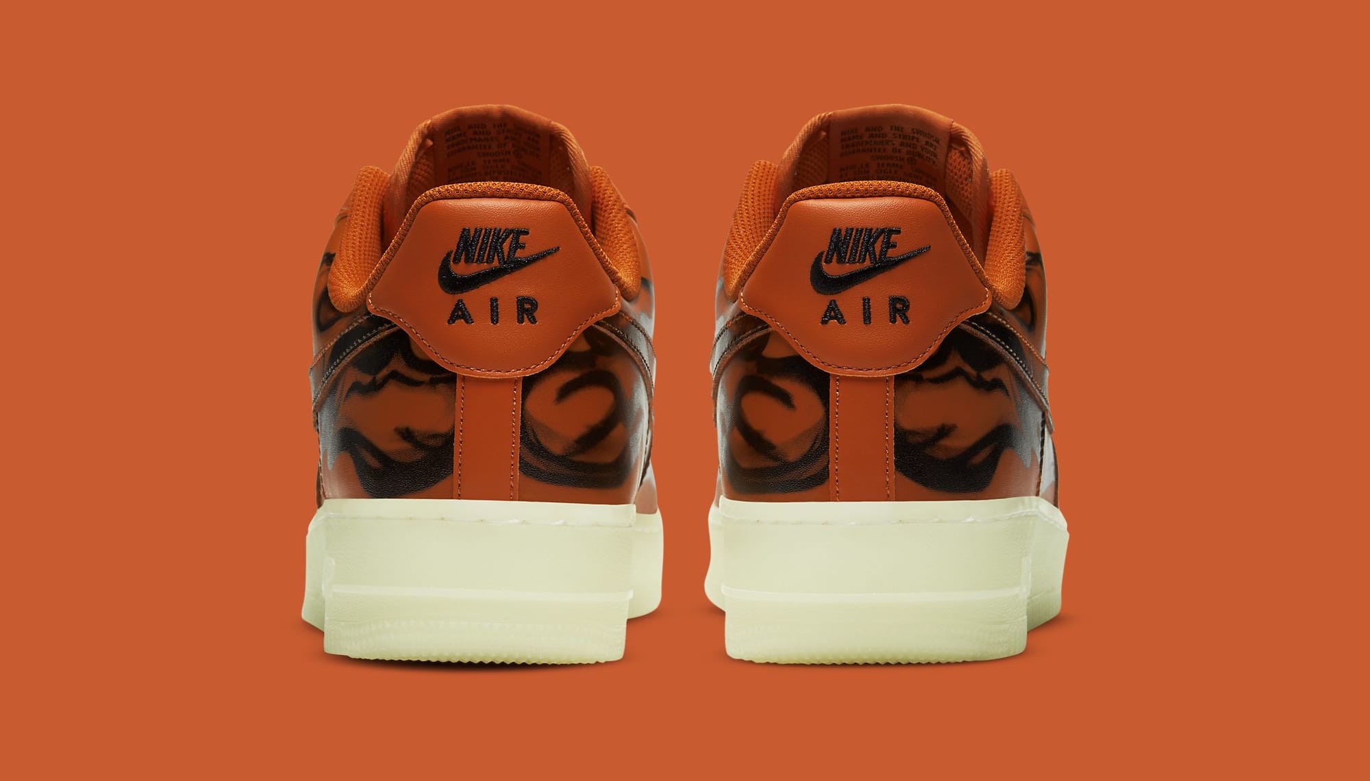 Skeleton Orange' Air Force 1 Lows Are Releasing Soon