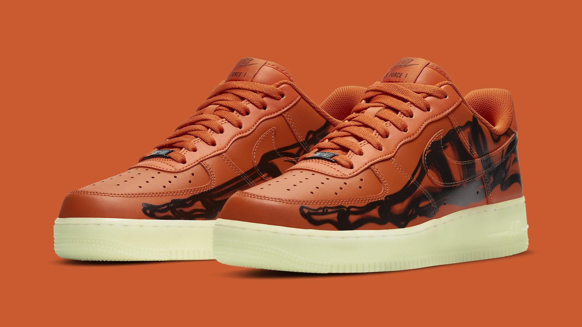 人気!!女性に最適size☆AIR FORCE 1 LOW \"Orange Skeleton\" 人気!!女性に最適size☆AIR FORCE 1 LOW 