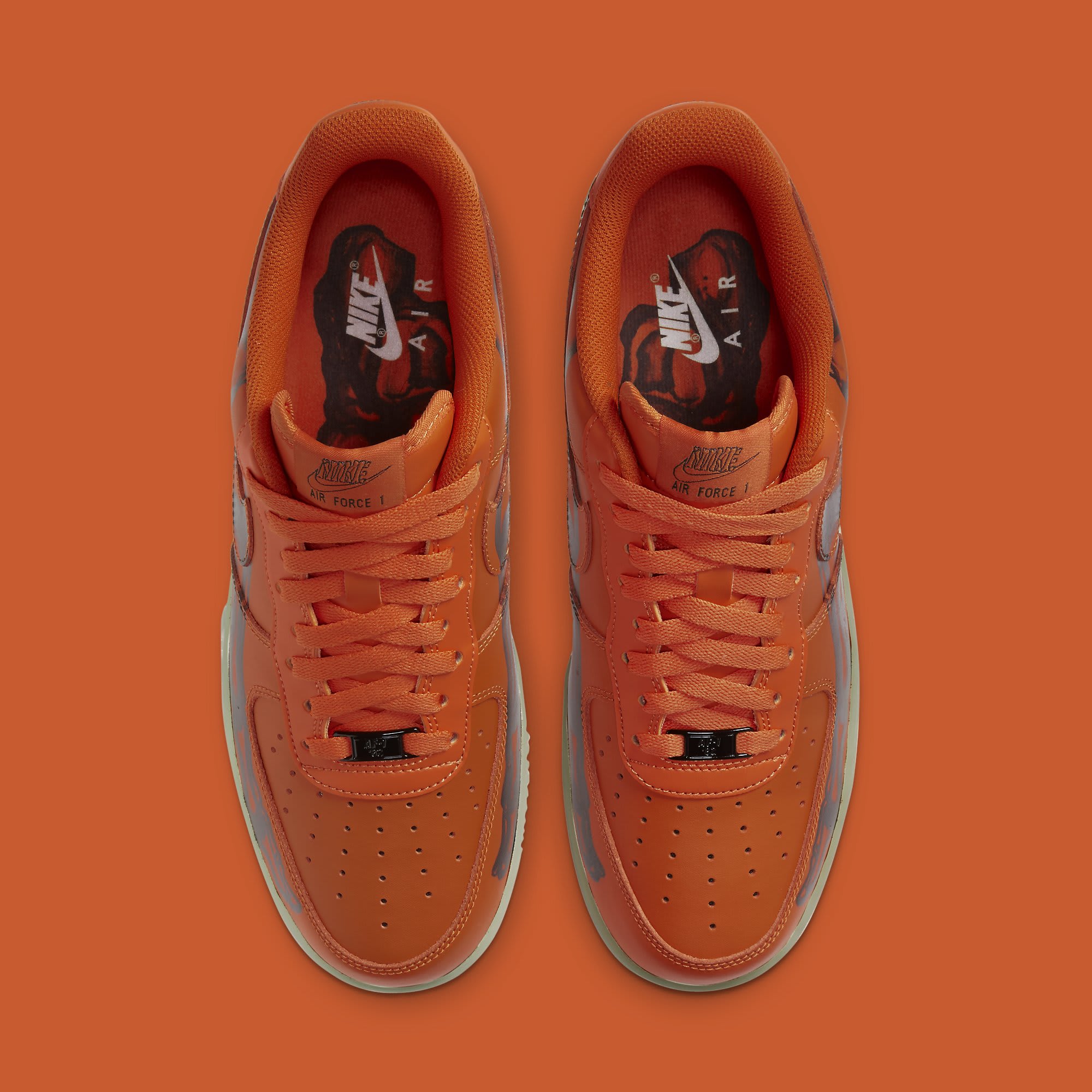 Skeleton Orange' Air Force 1 Lows Are Releasing Soon