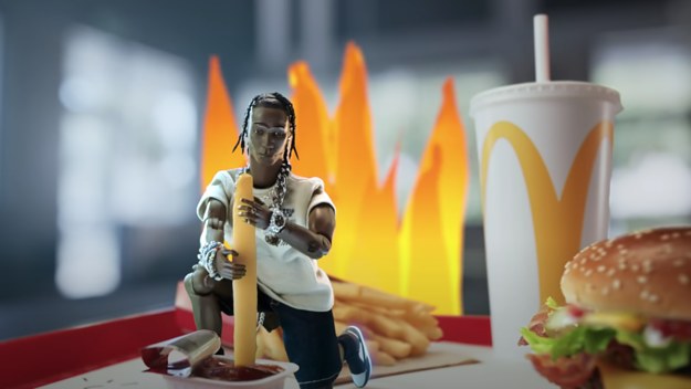 Travis Scott Drops Merch From McDonald's Collab Campaign Travis Scott Drops Merch From McDonald's Collab Campaign