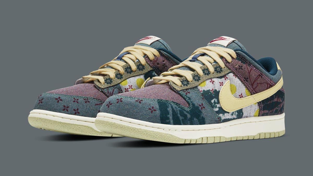 Multicolor Panels Cover This 'Community Garden' Dunk Low