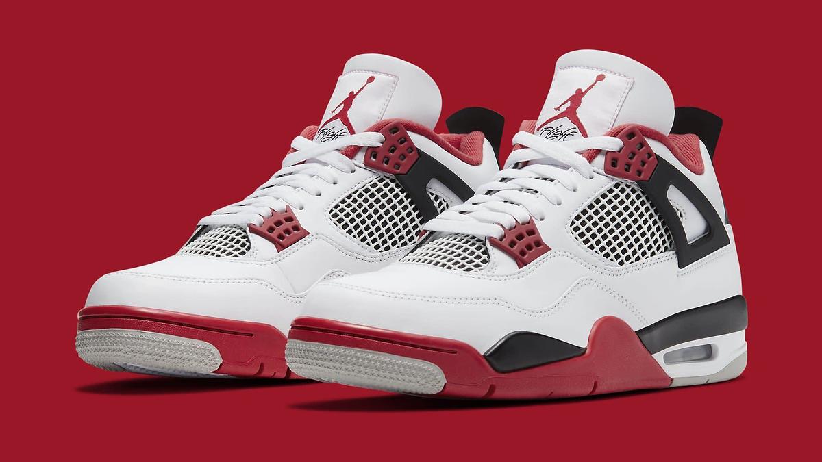 Jordan 4 fire popular red