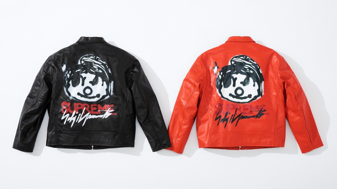 Supreme Yohji Yamamotoコラボジャケット Mサイズ Supreme Yohji Yamamoto Leather Work Jacket Orange Men's