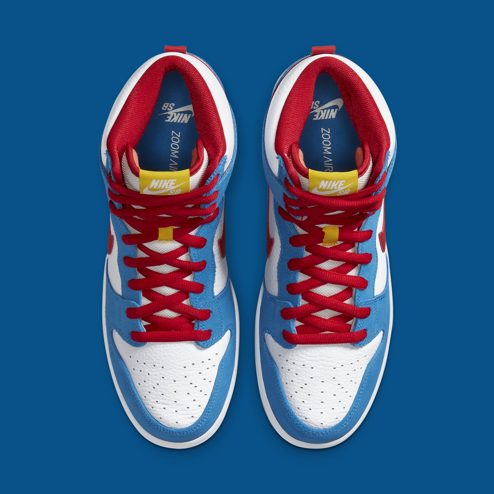 スニーカー Kevin Perez X Nike Dunk High SB 'Doraemon' 2020 AW 20 Doraemon Inspires This Nike SB Dunk High | The Sole Supplier