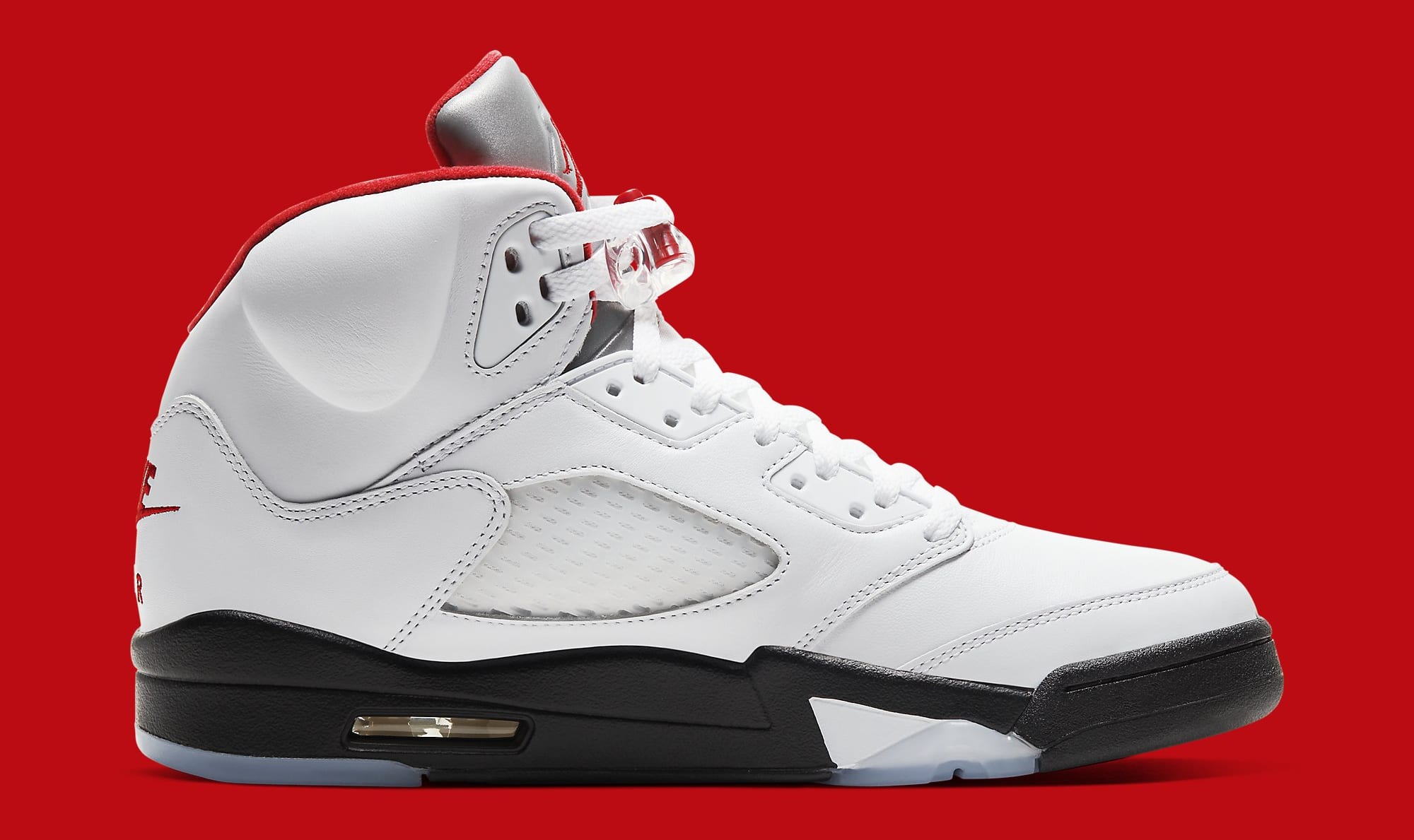 The 'Fire Red' Air Jordan 5 Has An Official Release Date