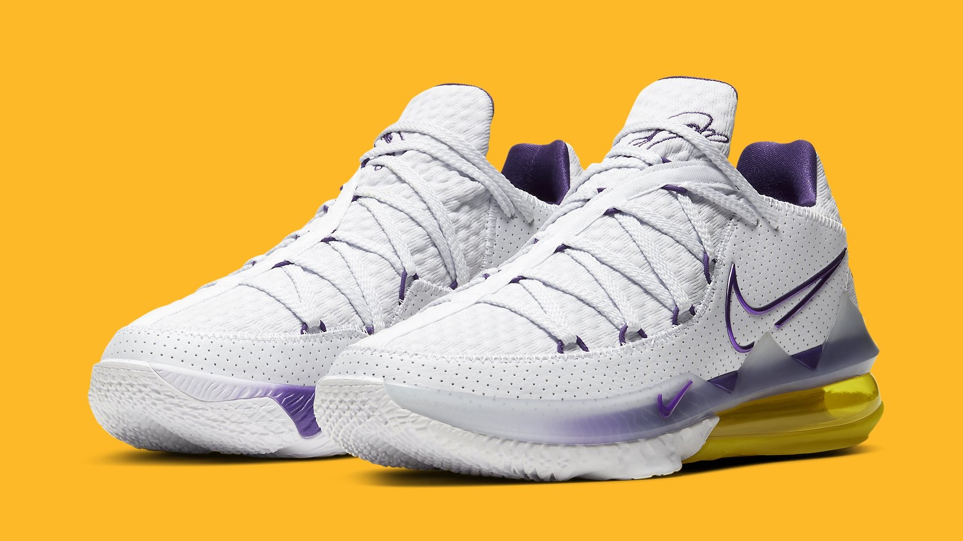 The Nike LeBron 17 Low Gets Dressed in Lakers Colors