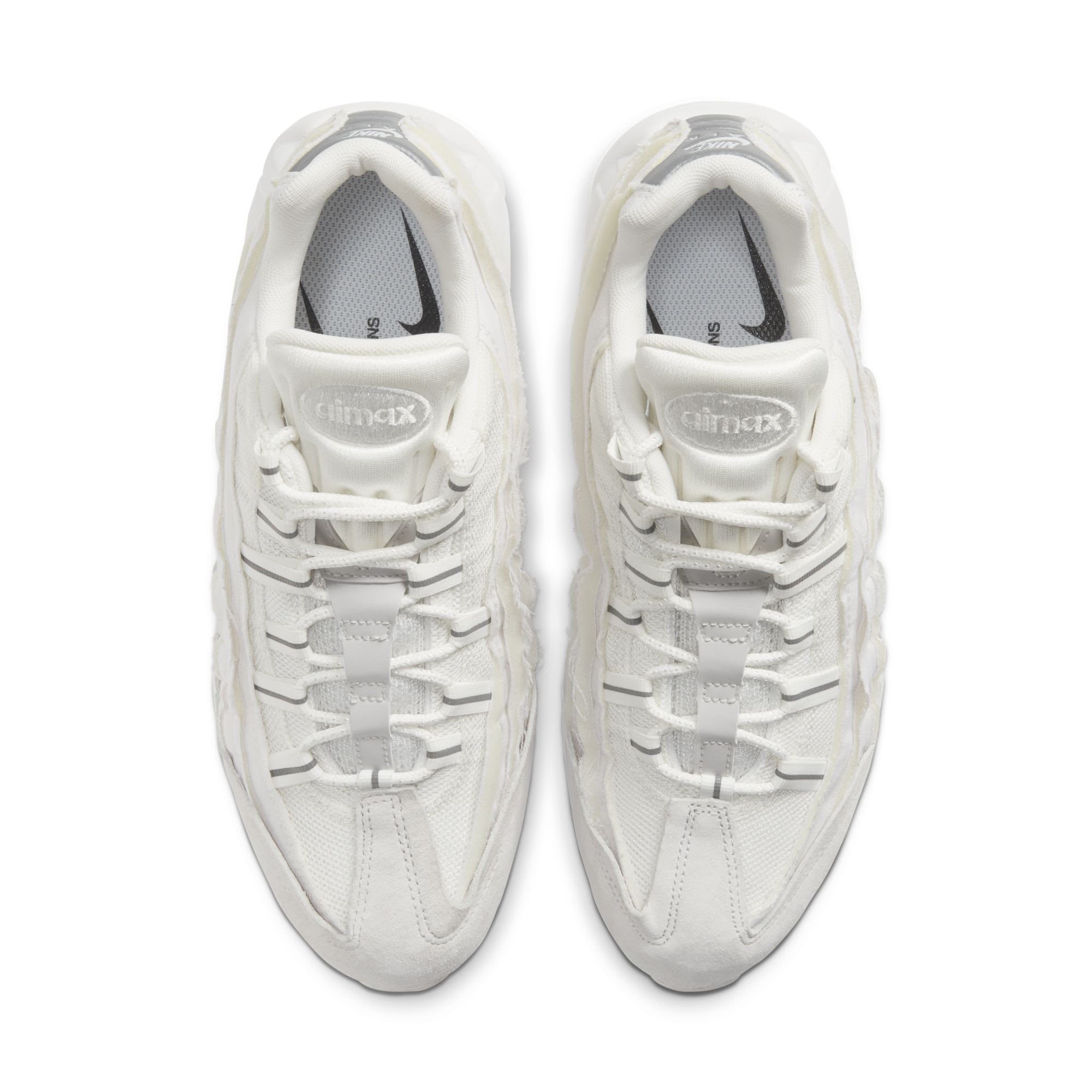 Nike Air Max 95 Comme des Garcons Shoes Men\'s 7 White Athletic Running Sneakers Nike Comme des Garçons x Air Max 95 White | eBay main image 2