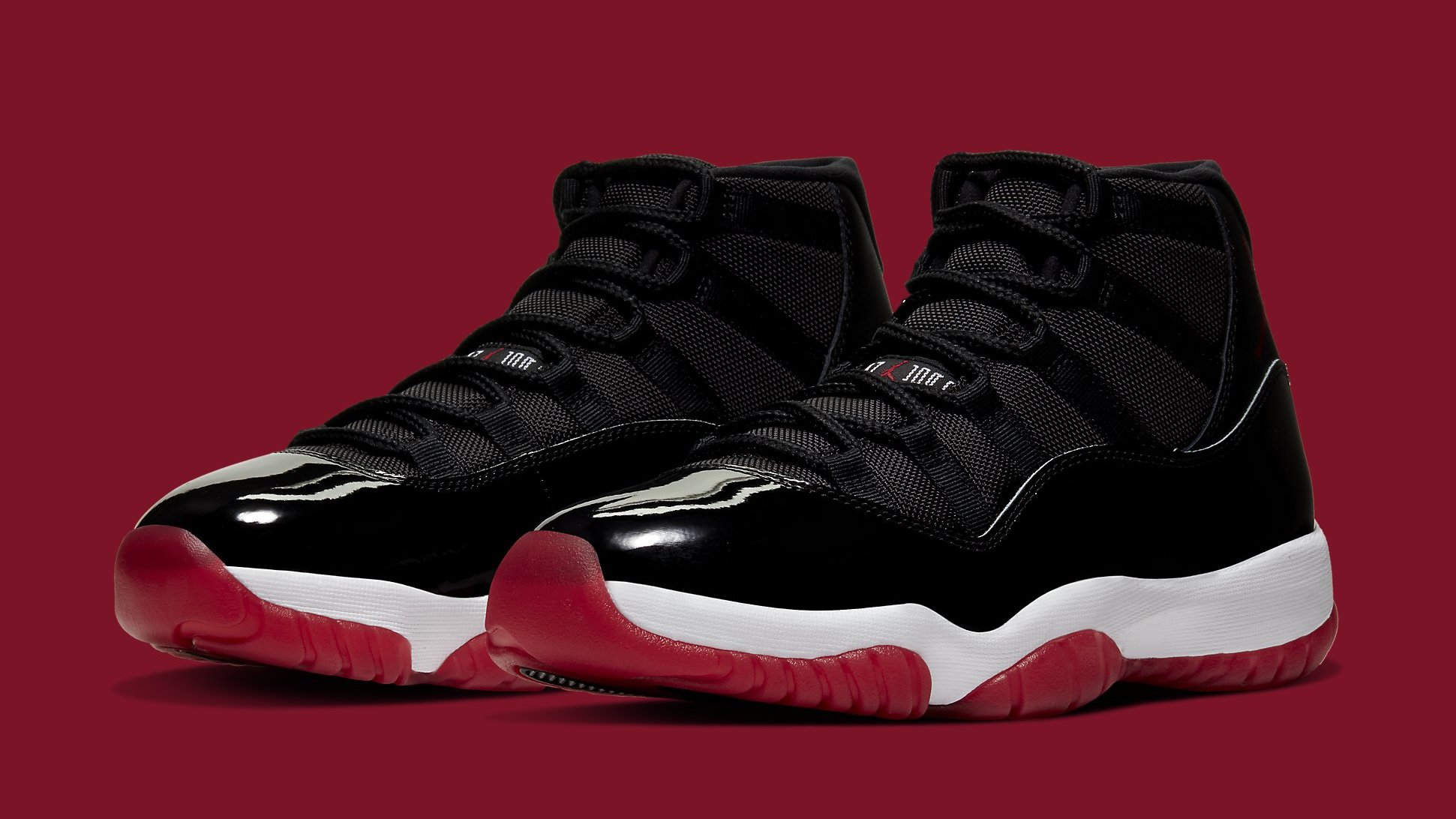 Air jordan black and red bred 11 online