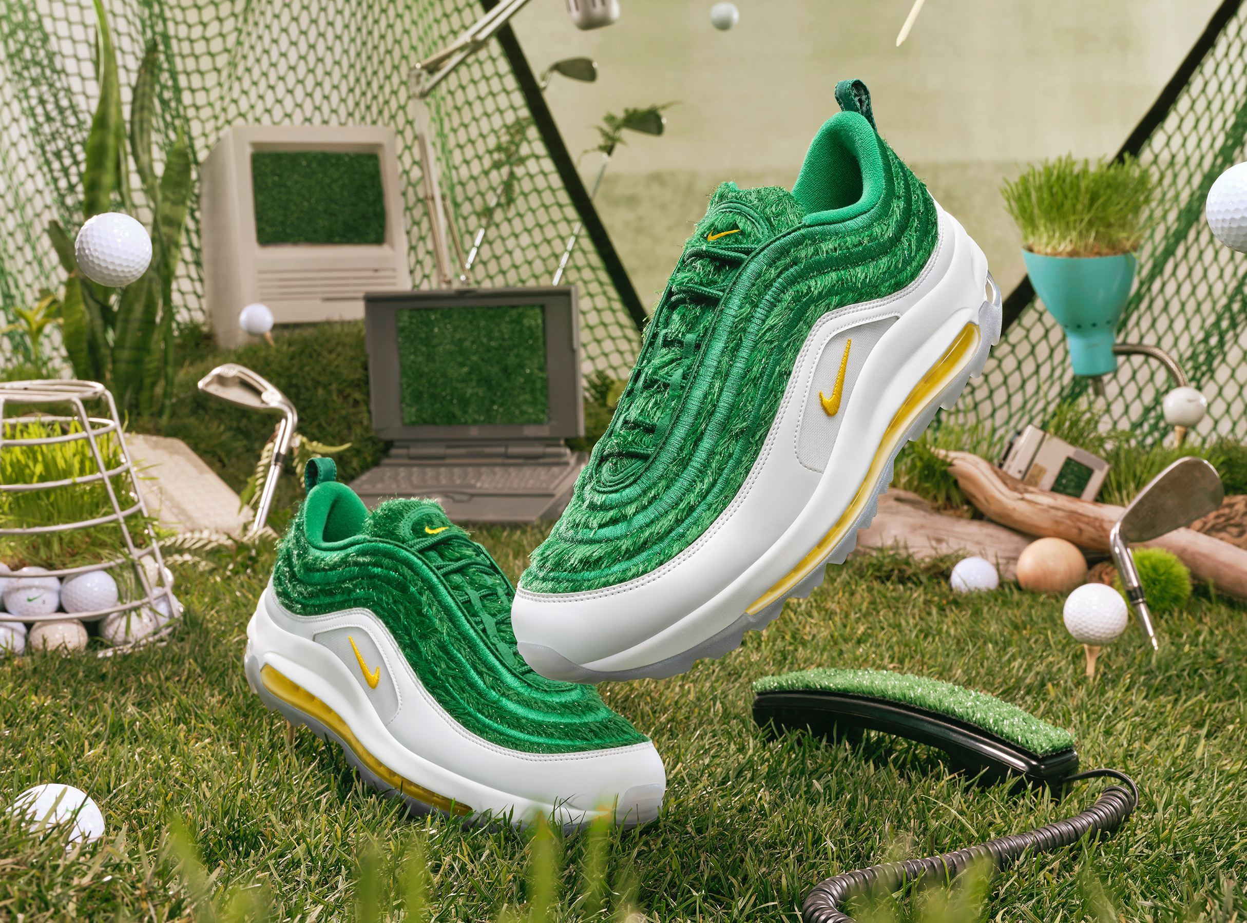 公式正規品!★NIKE AIR MAX 97 G GRASS The 'Grass' Nike Air Max 97 Golf Releases Next Week
